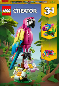 LEGO Creator 31144 Exotischer pinkfarbener Papagei