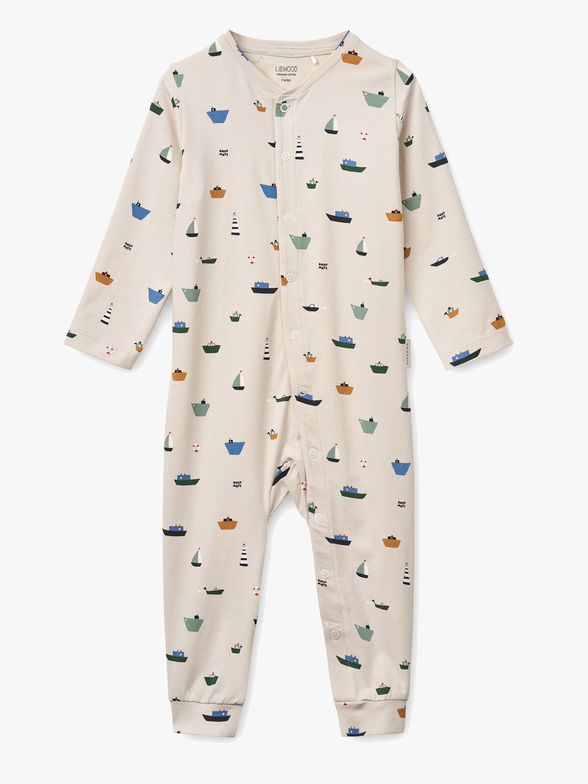 LIEWOOD Birk Pyjama Overall, Mini sailing/Sandy