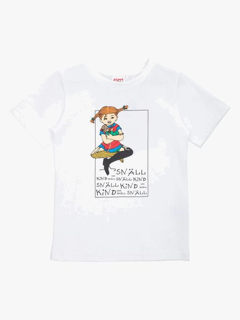 Pippi Langstrumpf  Gutmütig T-Shirt, Weiß