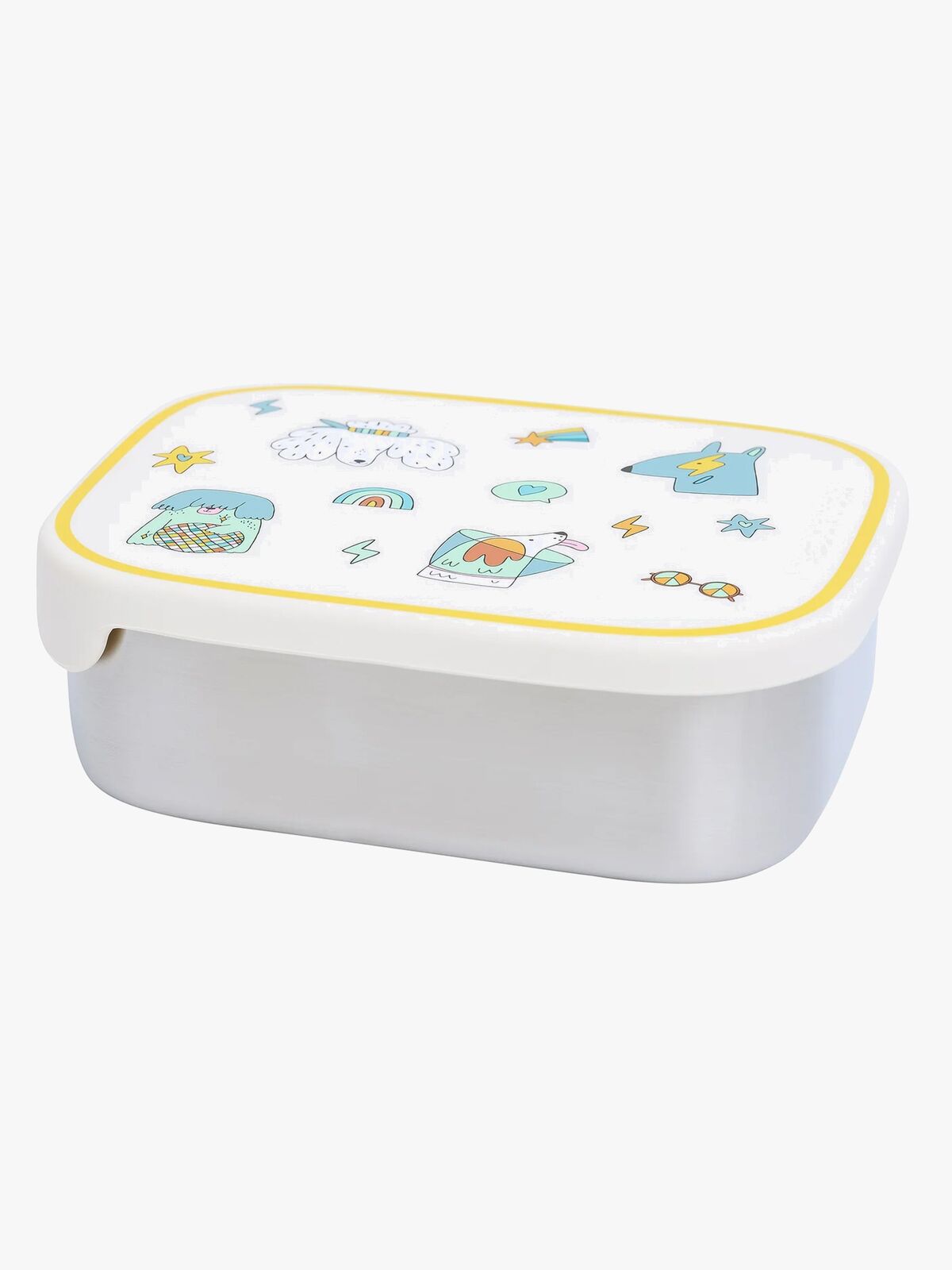 The Cotton Cloud Stainless Steel Brotdose, Funky Dogs