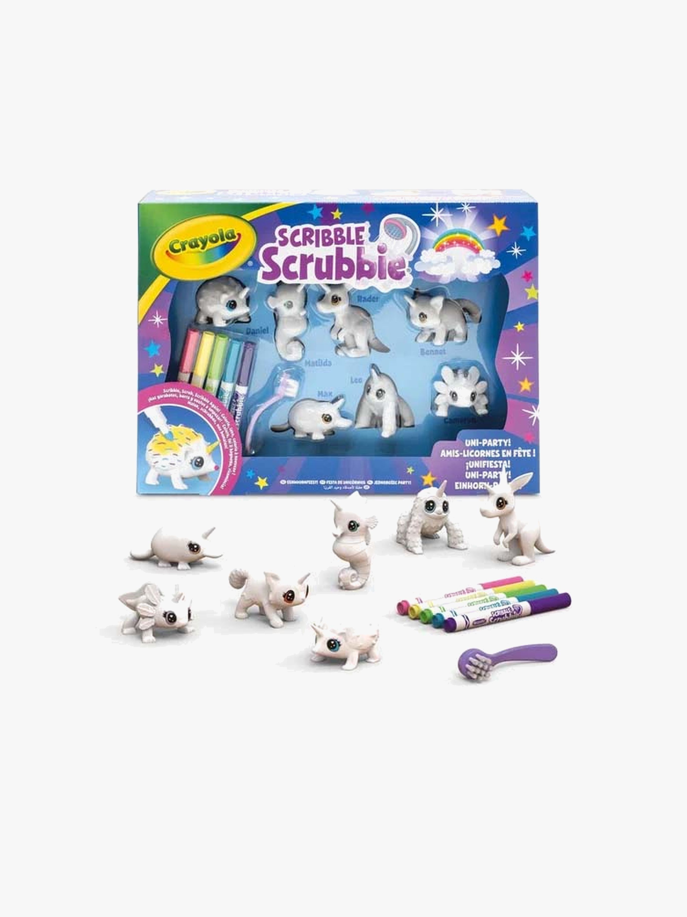 Crayola Scribble Scrubbie Unipets Mit 7 Tieren