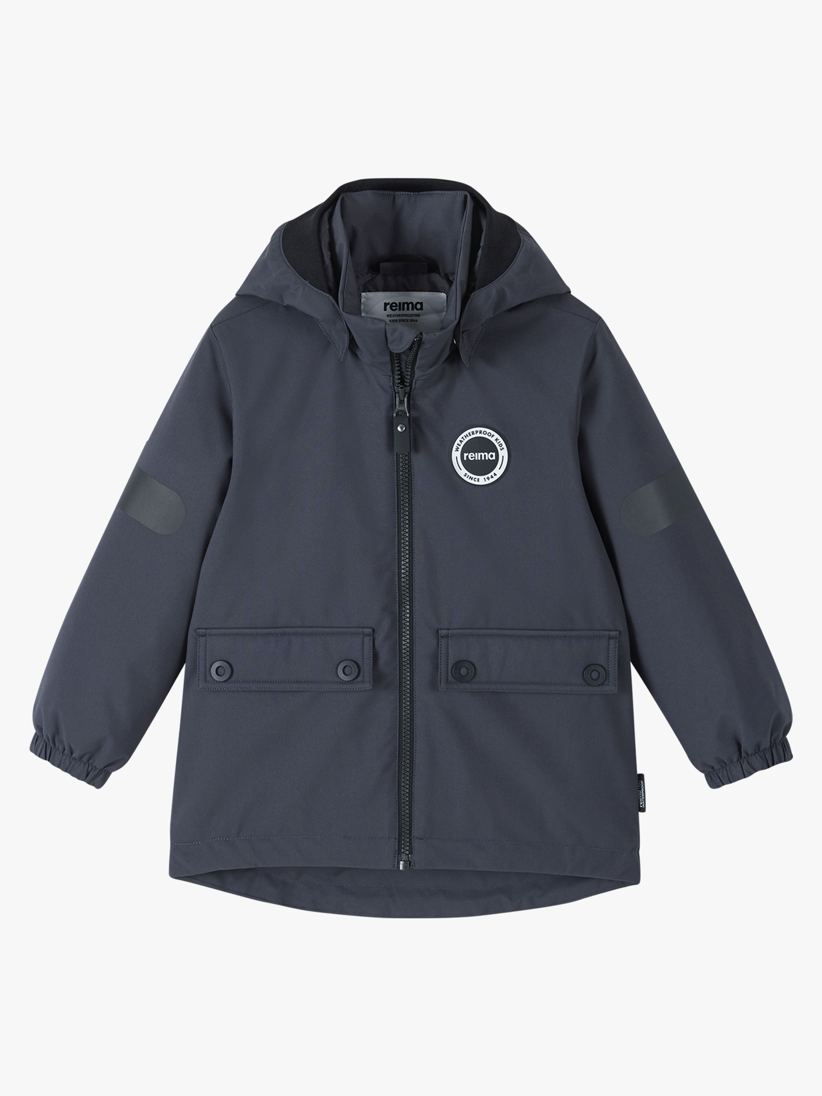 Reima Symppis Wattierte Outdoorjacke, Soft Black, 134