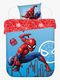 Marvel Spider-Man Bettwäsche 140x200, Blau