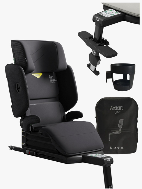 Axkid Up Kindersitz inkl. Zubehör, Arctic Mist Grey