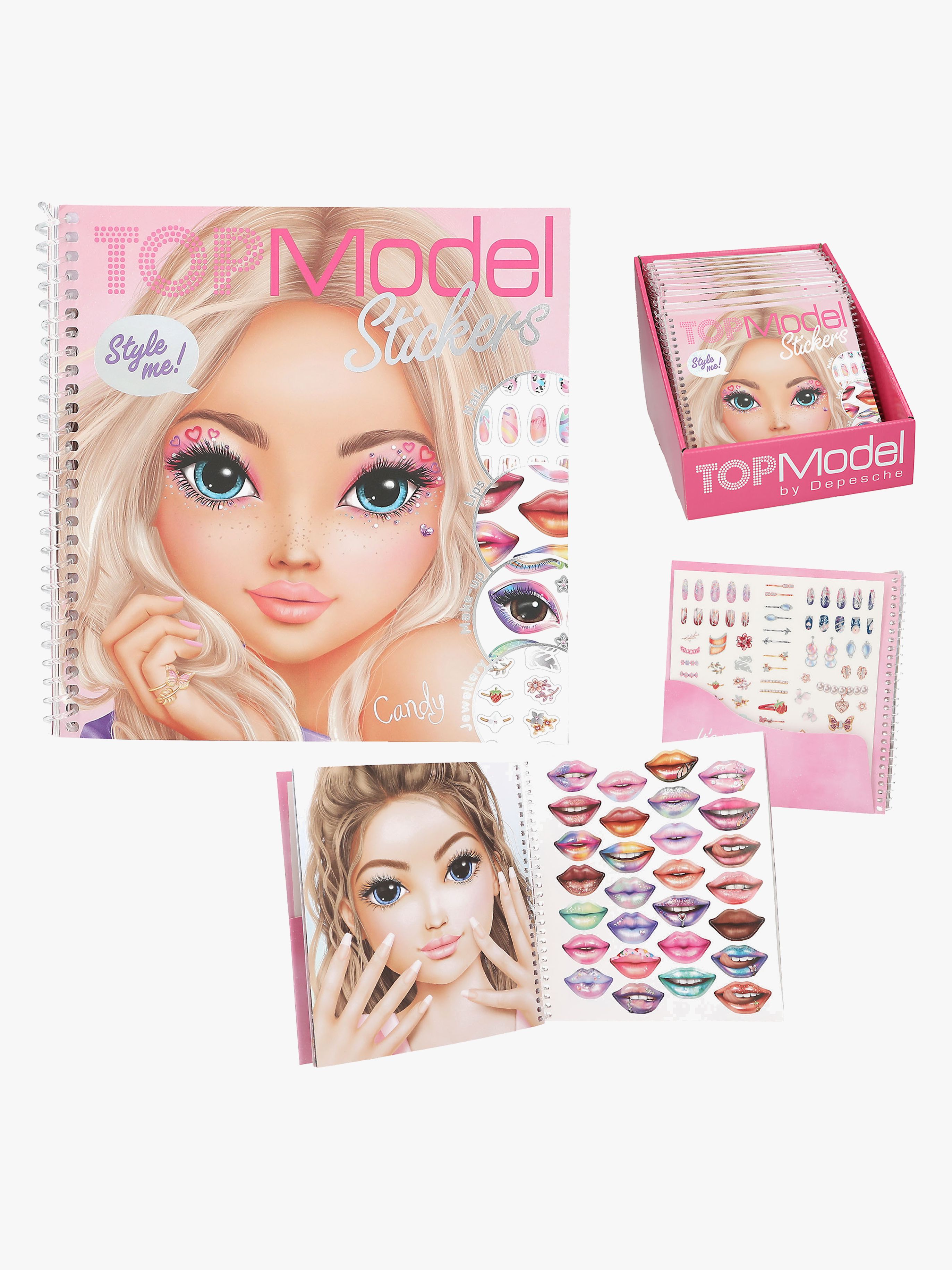 TOPModel Dress Me Up Stickerbuch Gesicht