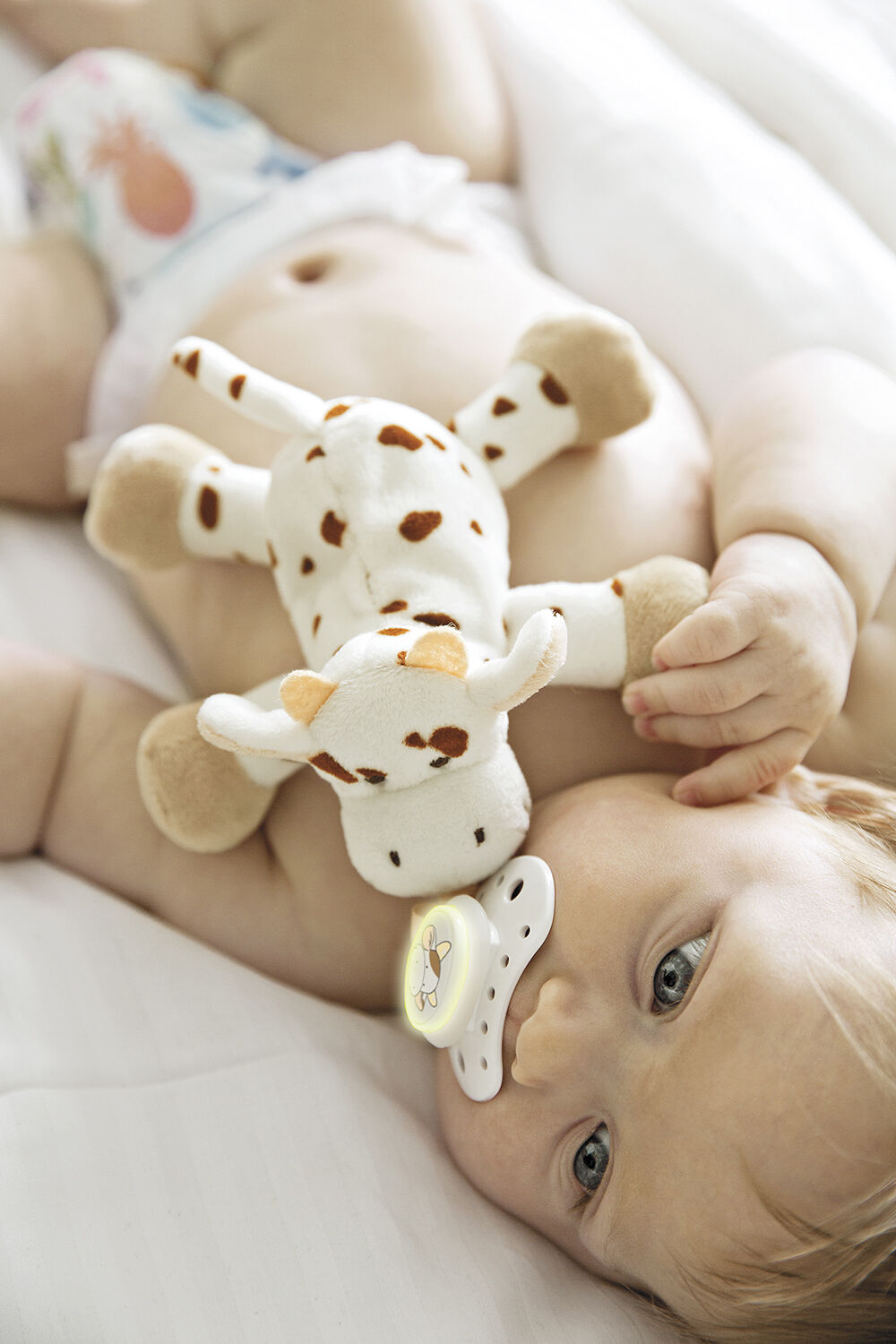 Teddykompaniet Diinglisar Schnullerhalter Kuh