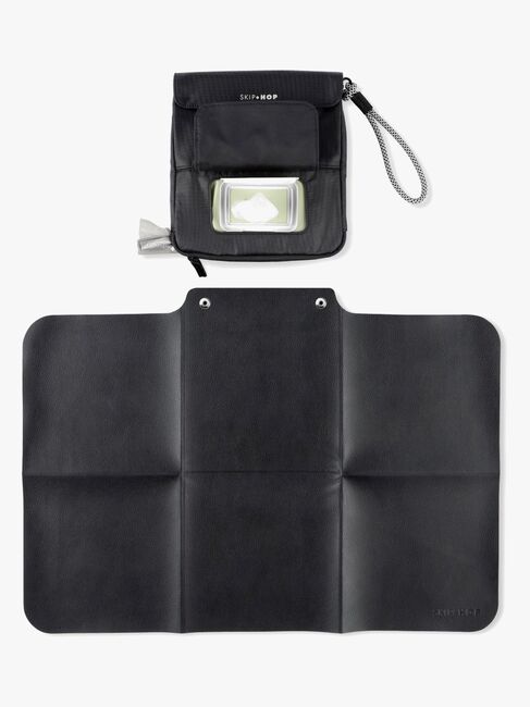 Skip Hop Clean Slate Tragbare Wickelunterlage, Schwarz