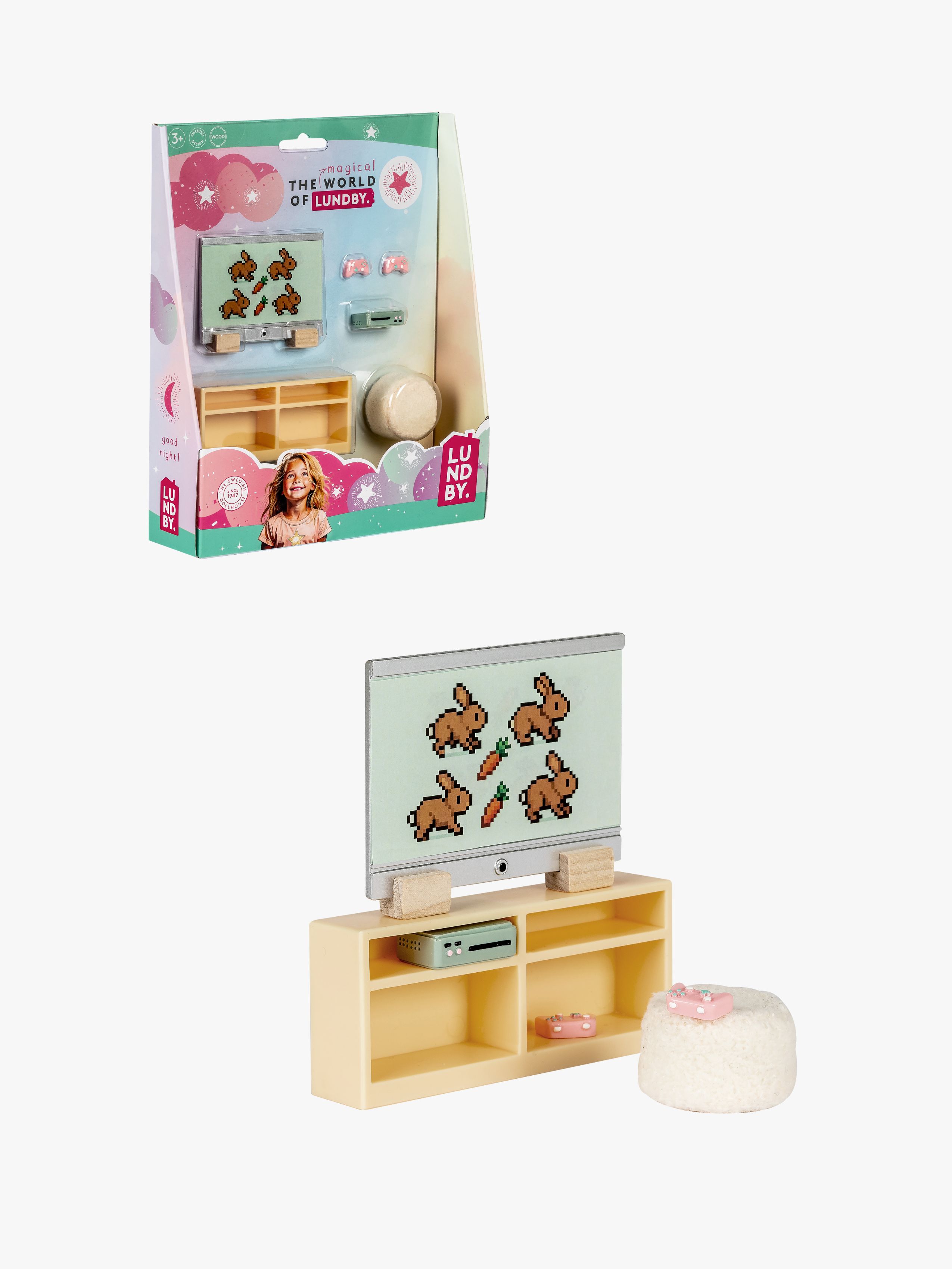 Lundby Puppenhauszubehör TV Und Gaming