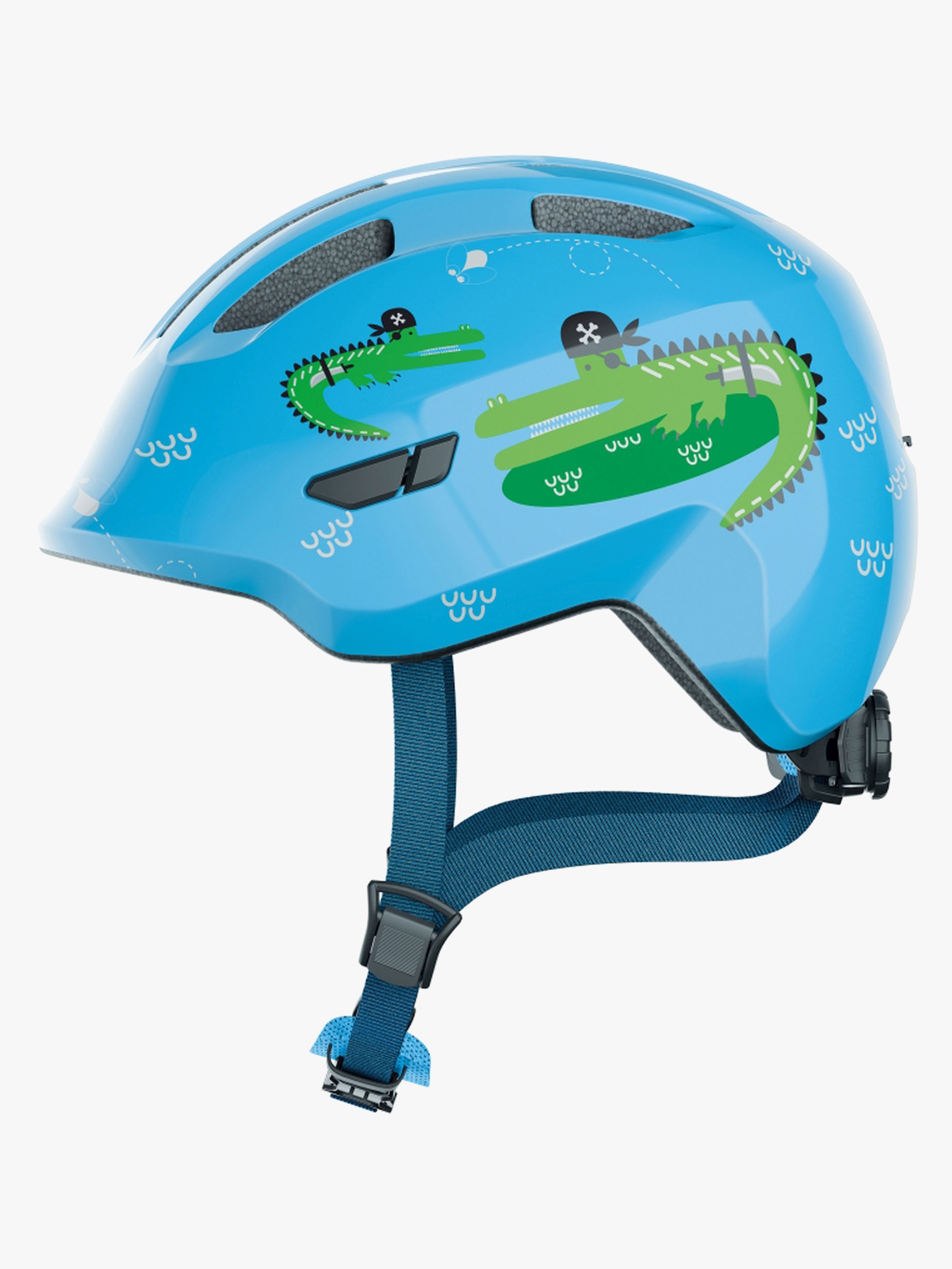 ABUS Smiley Helm, Blue Croco, 50-55
