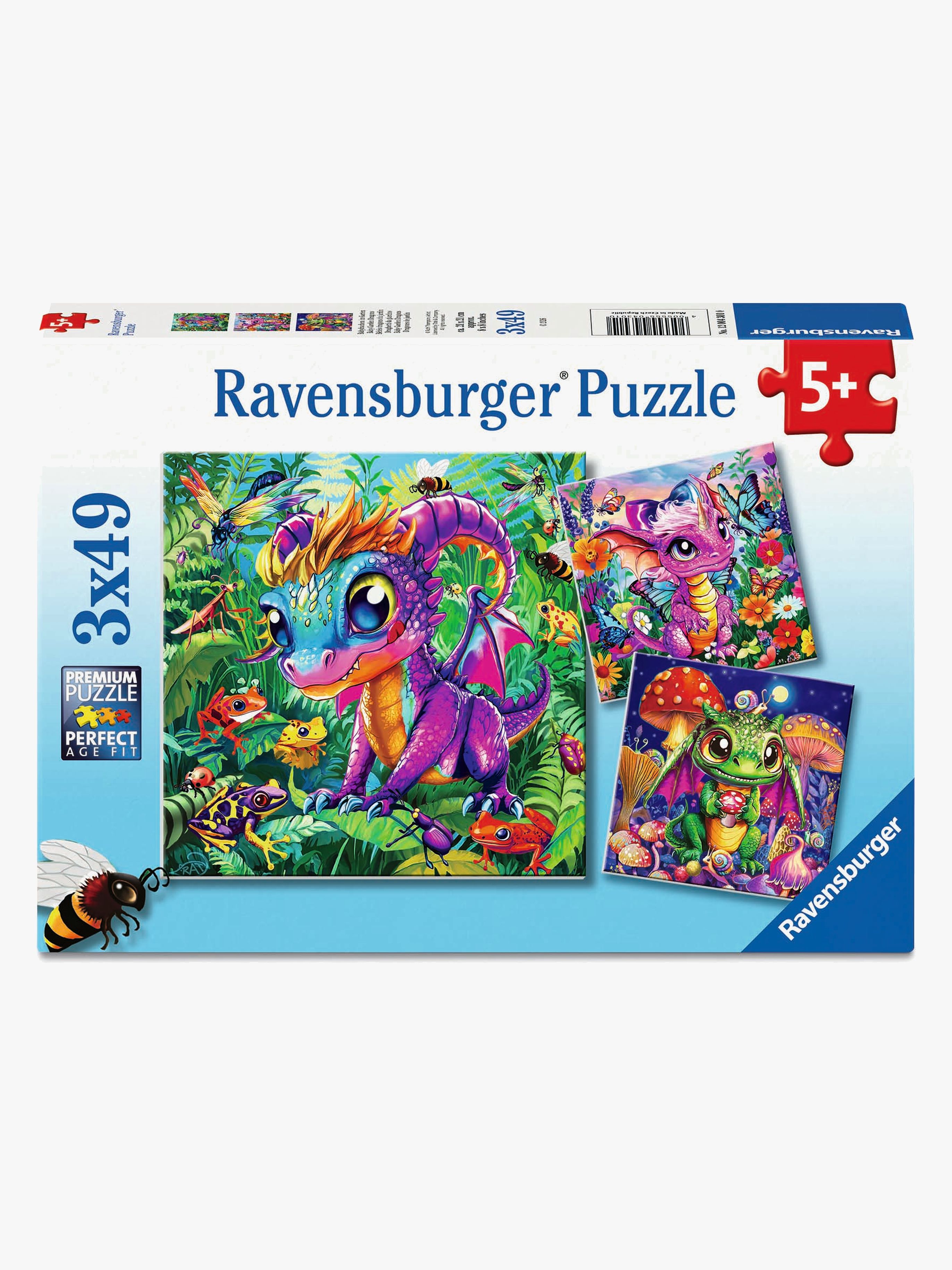 Puzzles Baby Garden Dragons 49 Teile 3-in-1