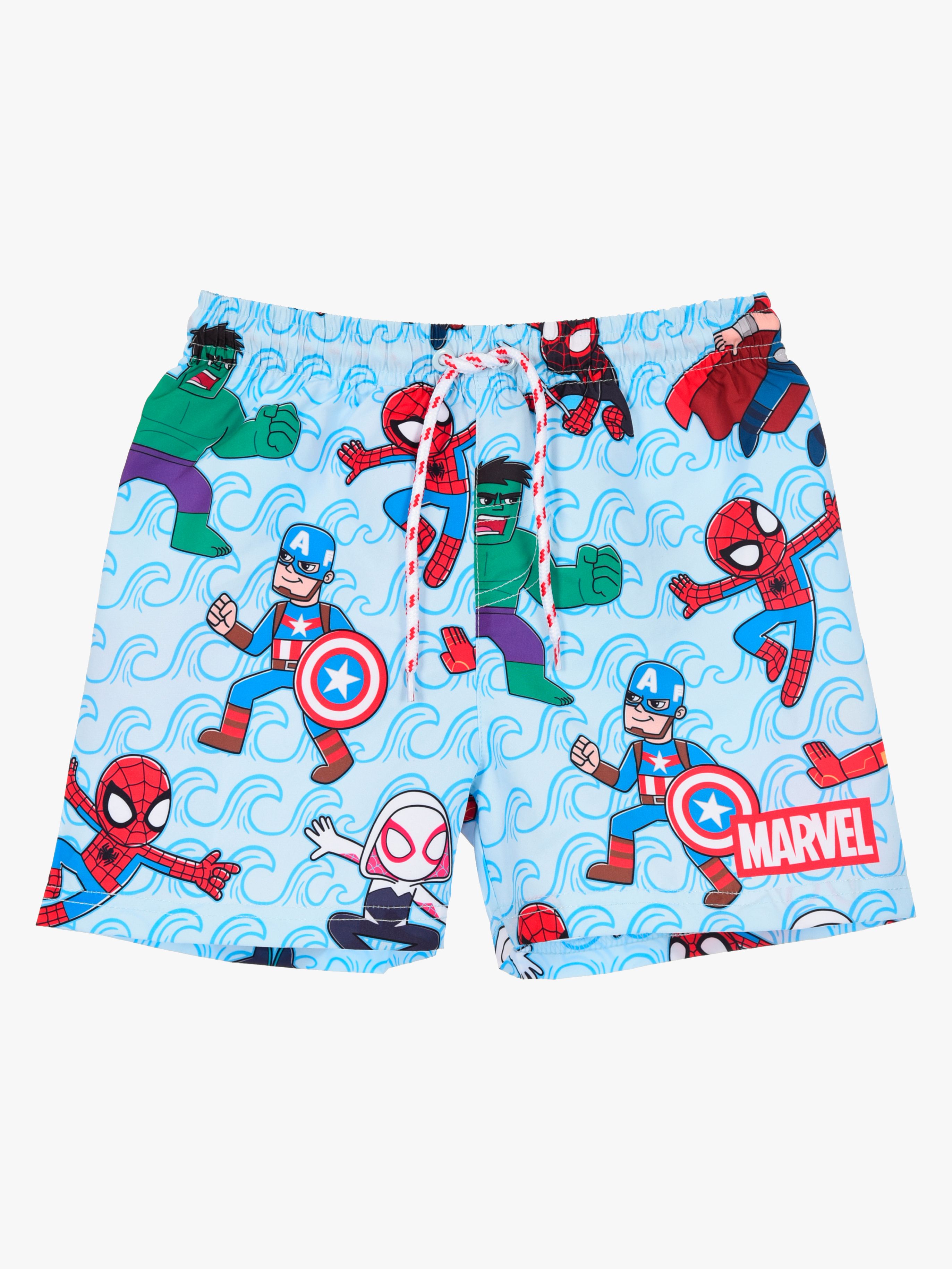 Marvel Avengers Badehose, Hellblau, 140-146