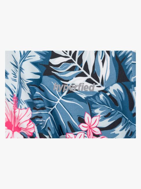 Hyperfied Wave T-Shirt 3er Pack, Black/White/Tropical Flower
