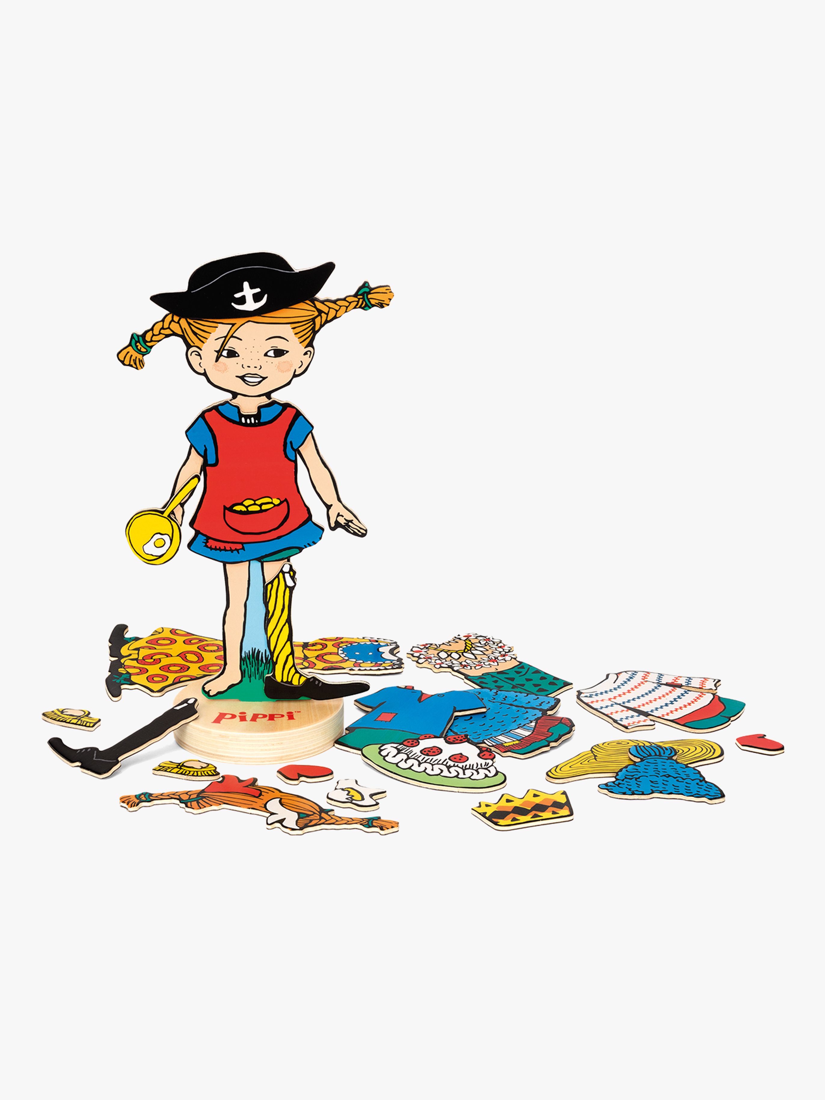 Pippi Magnetpuppe Wechselkleidung
