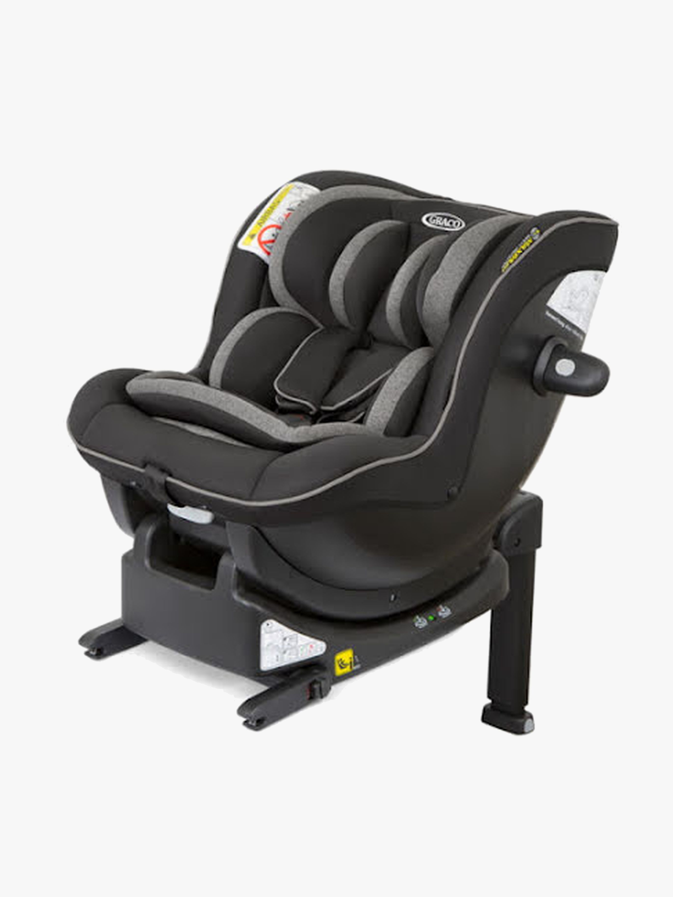 Graco Ascent i-Size Kindersitz inkl. ISO Family Base i-Size 2, Black