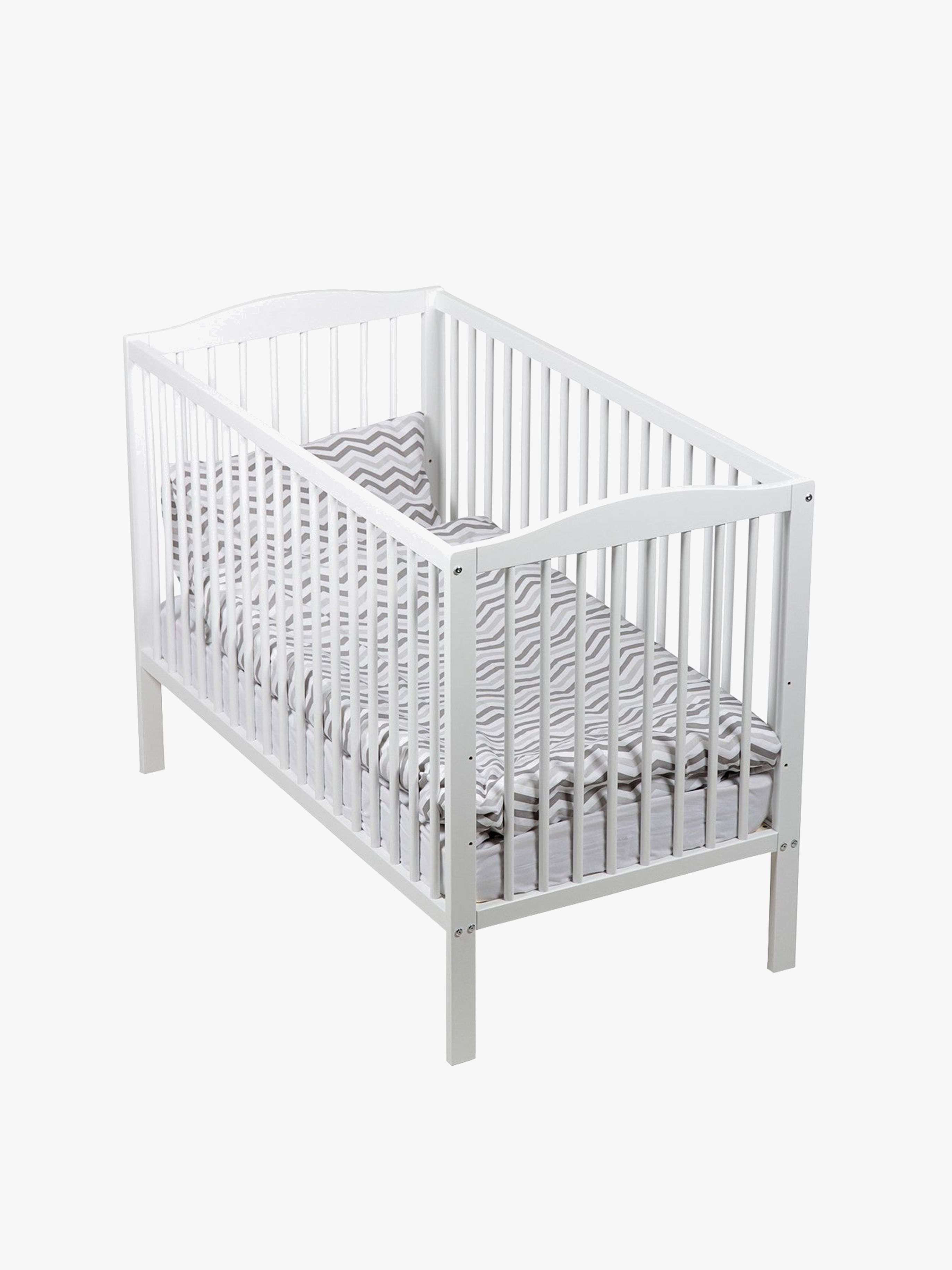 MAJA Dream Gitterbett mit BabyMatex Softi Matratze 60x120, Vit