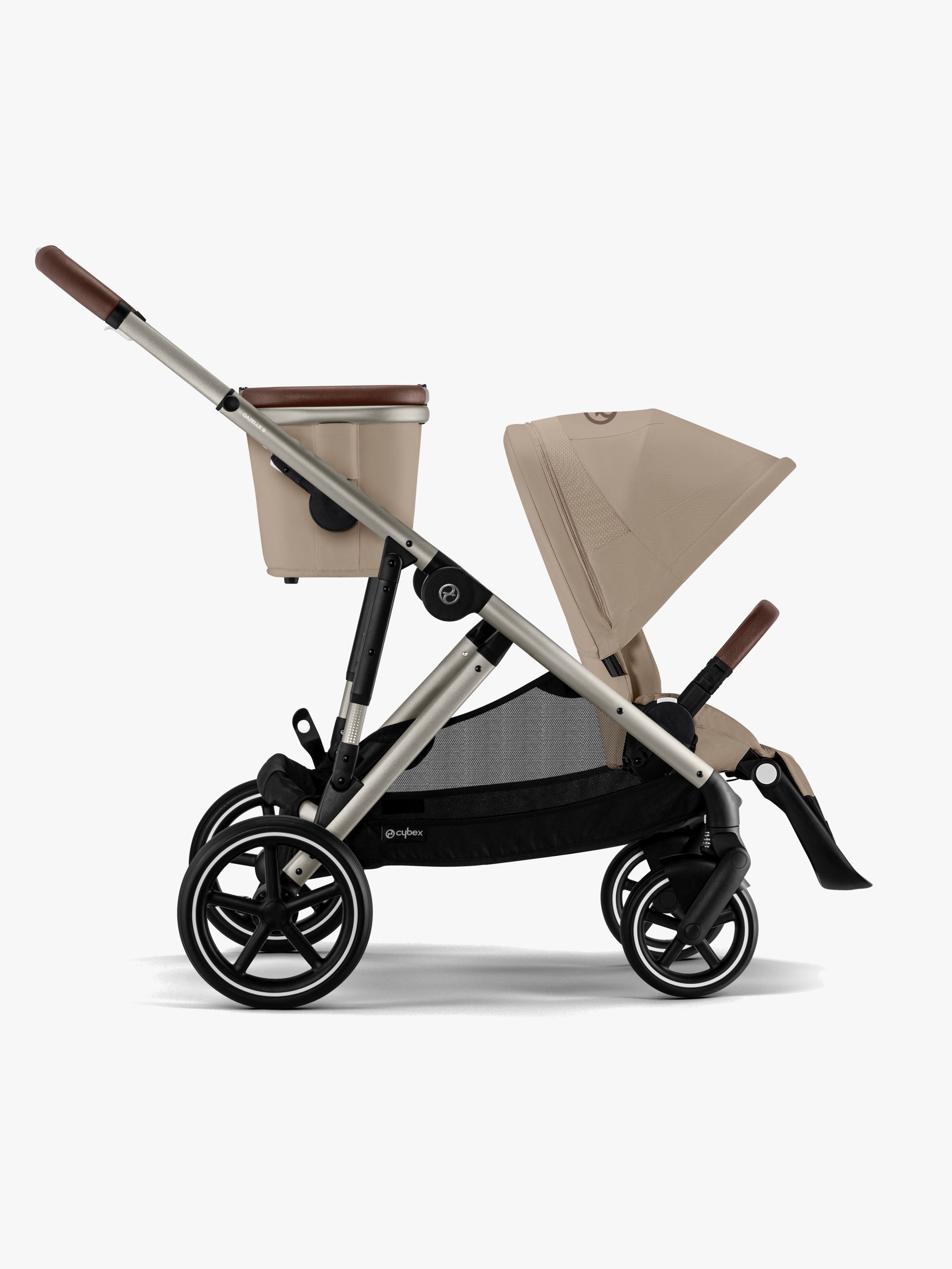 Cybex GAZELLE S Kinderwagen, Almond Beige/Taupe