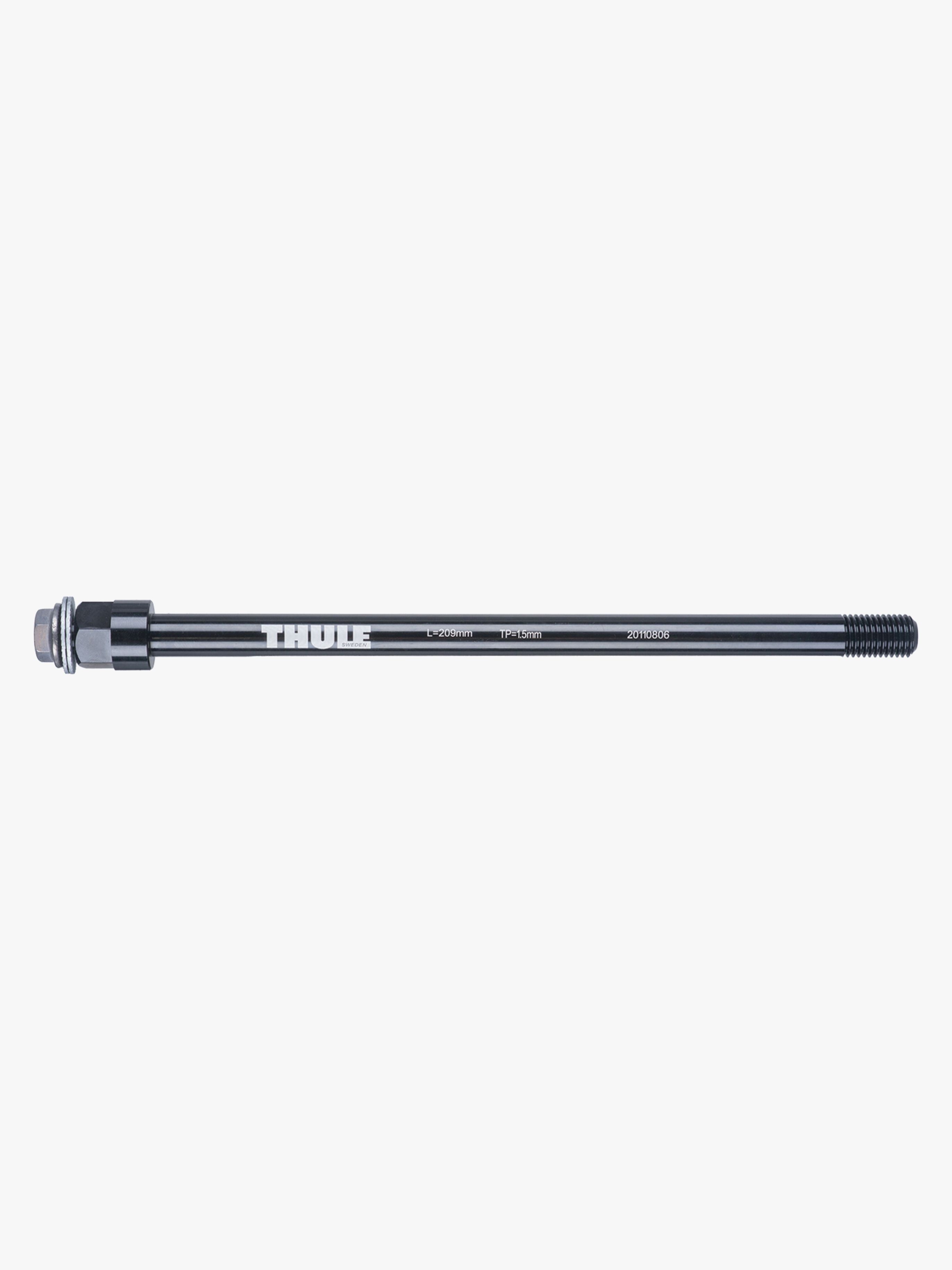 Thru Axle 209mm, M12 x 1.5 Adapter