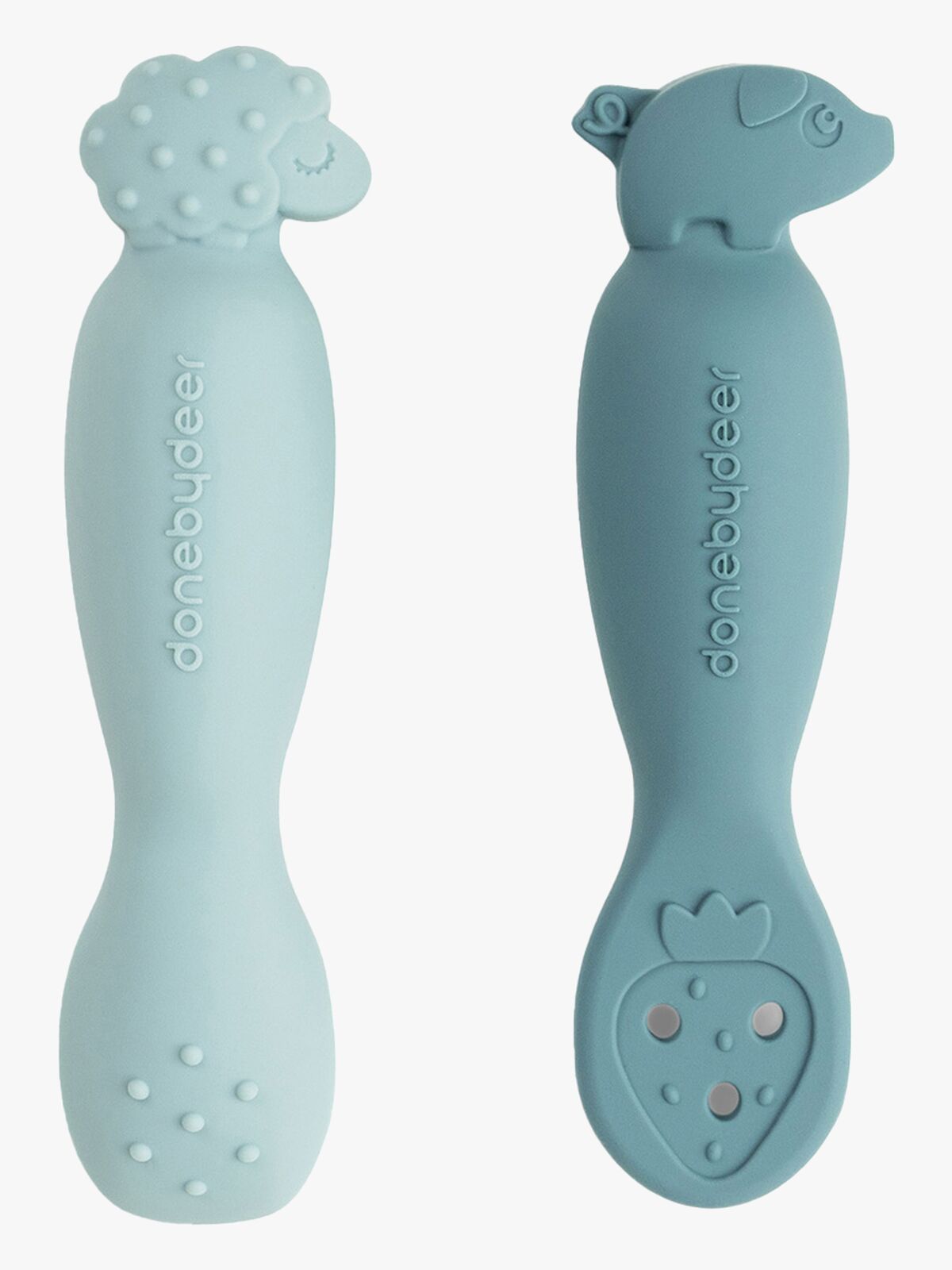 Done By Deer Tiny Farm Löffel 2er-Pack, Blue