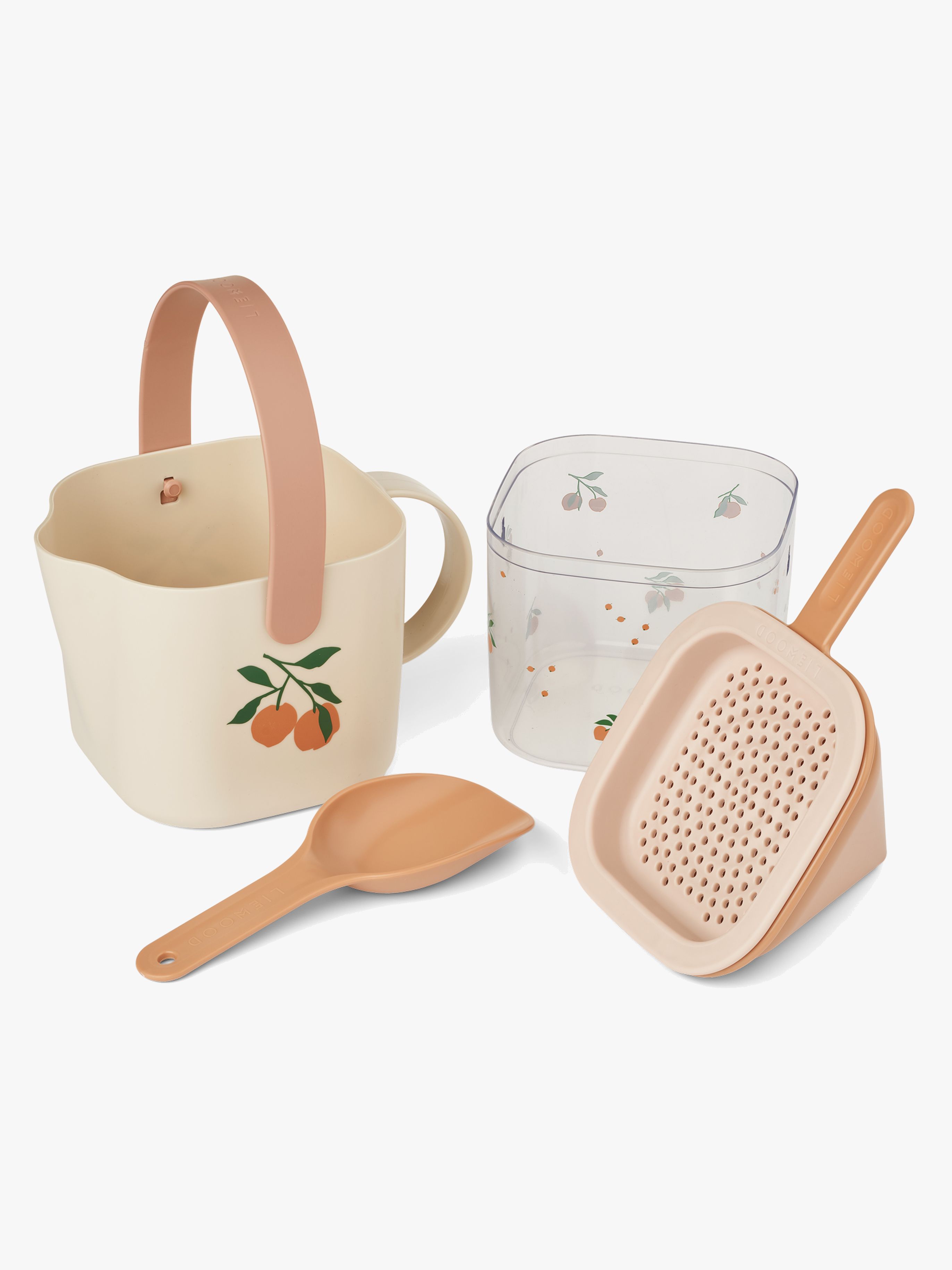 LIEWOOD Roald Sandspielzeug-Set, Peach/Sea Shell