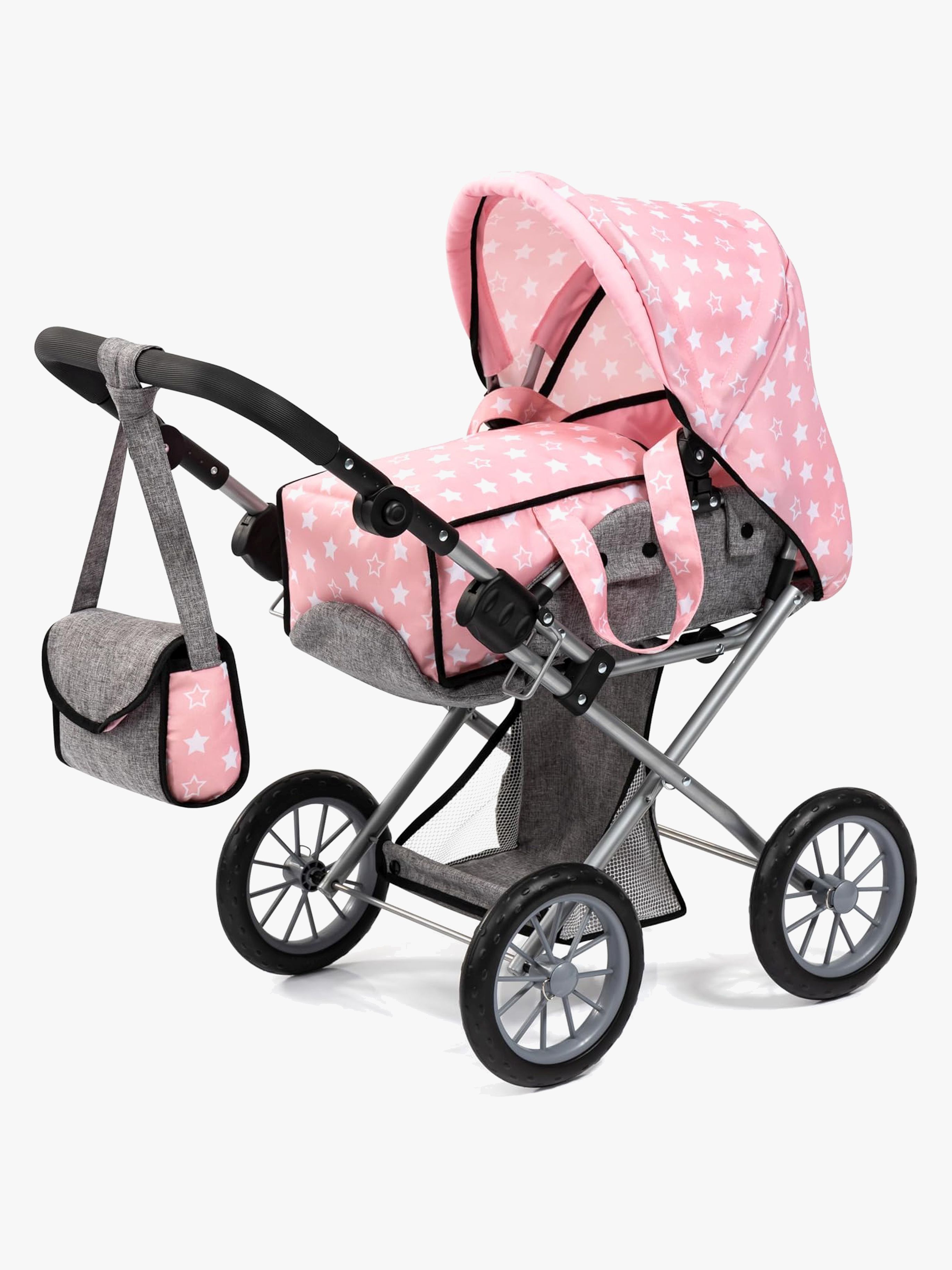 Bayer Design Combi Puppenwagen City, Grau/Rosa