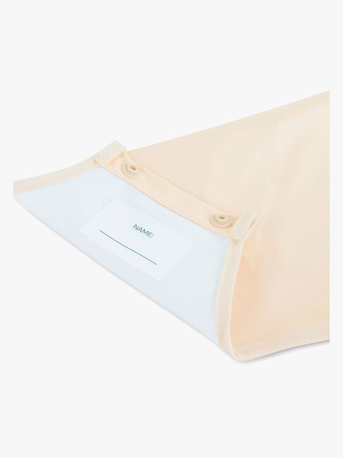 Miniland Langärmliges Lätzchen mit Tasche, Jurassic