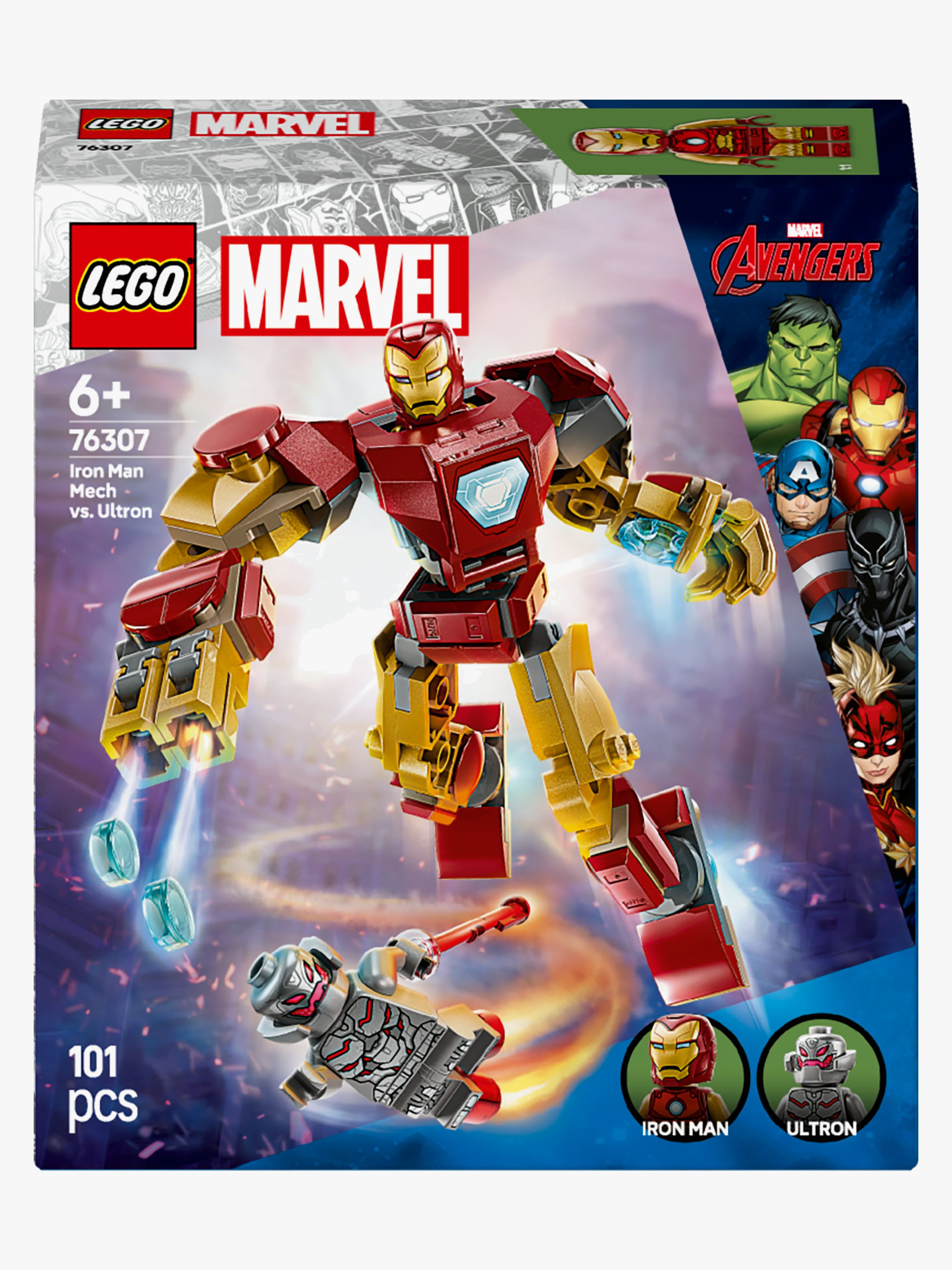 Super Heroes 76307 Iron Man Mech vs. Ultron