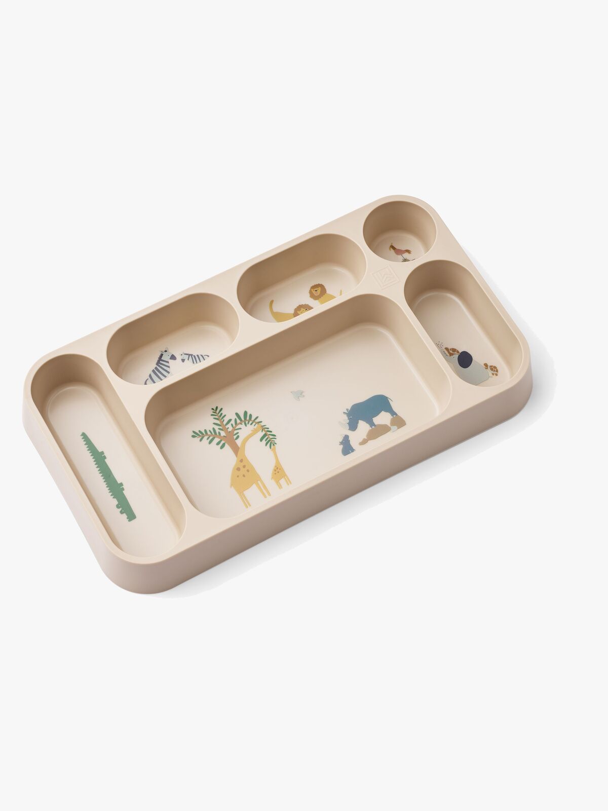 LIEWOOD Mosu Unterteilter Teller, All Together/Sandy
