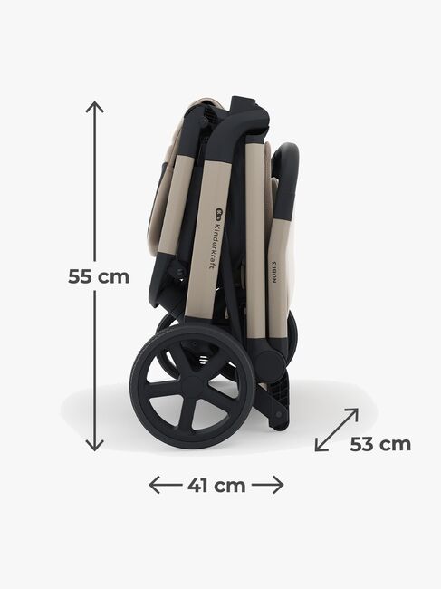 Kinderkraft NUBI 3 Kinderwagen, Sand Beige