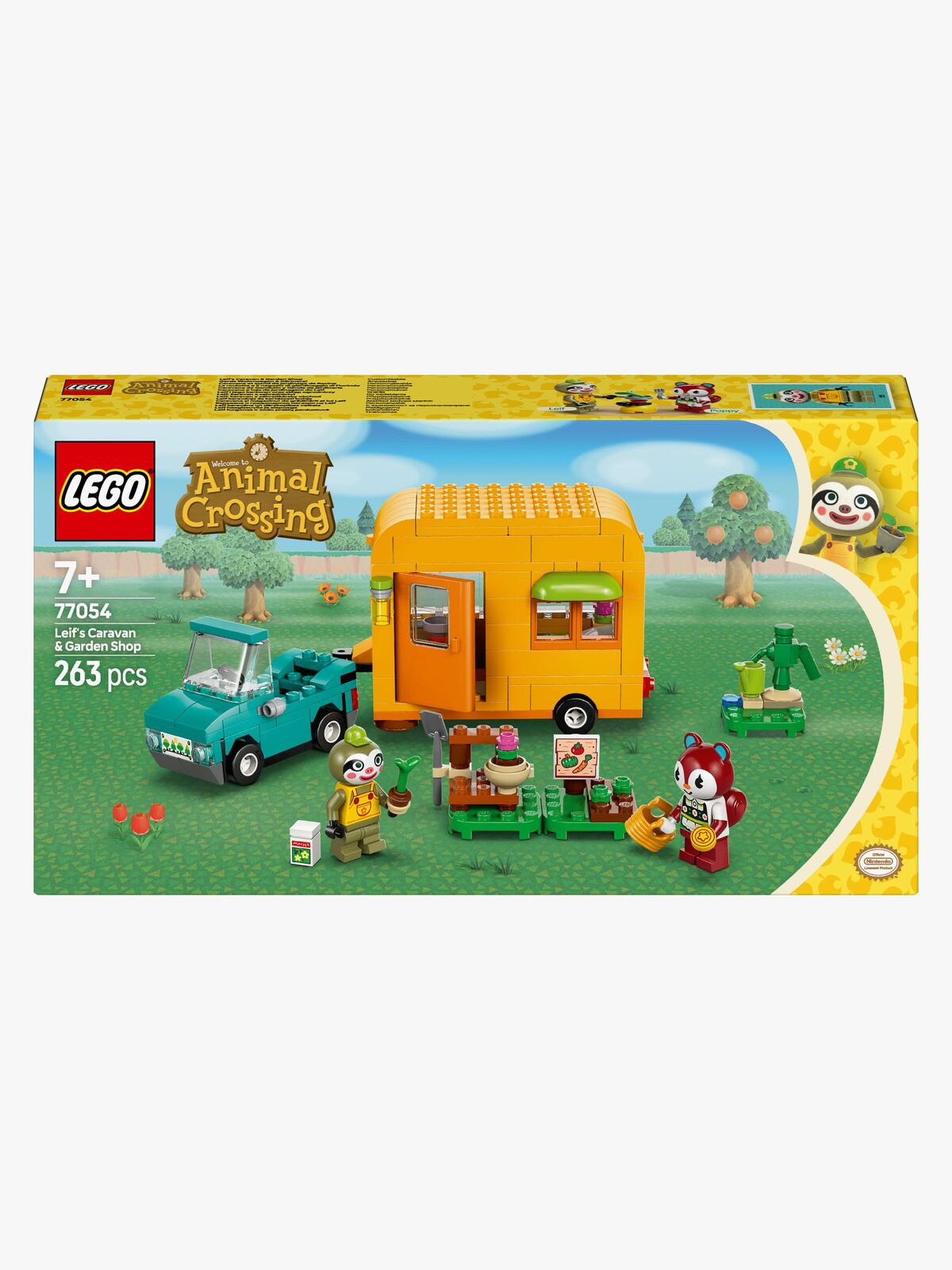 LEGO Animal Crossing 77054 Gerds Wohnwagen & Gärtnerei