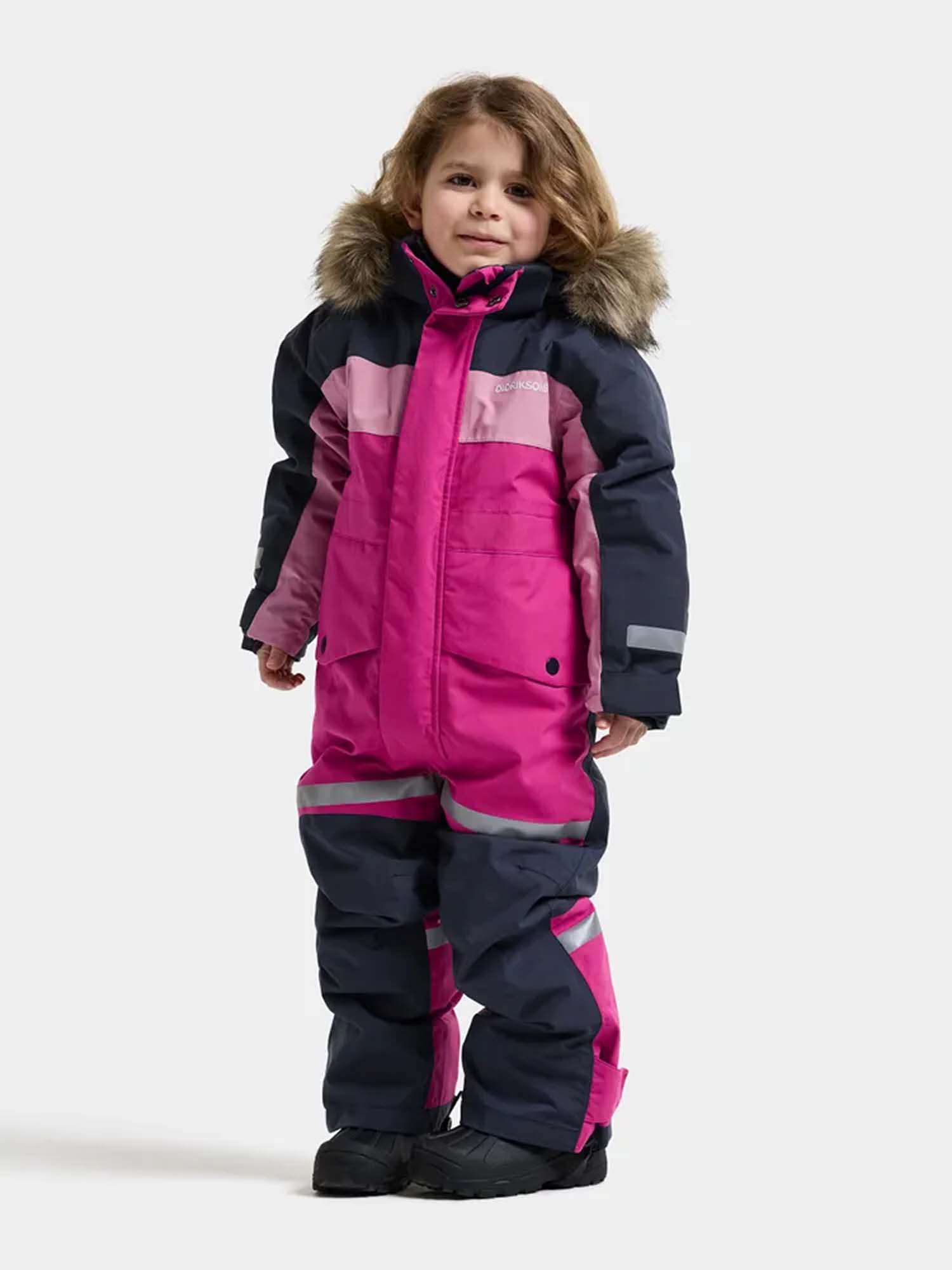 Didriksons Bjärven Overall, Cactus Pink, 80