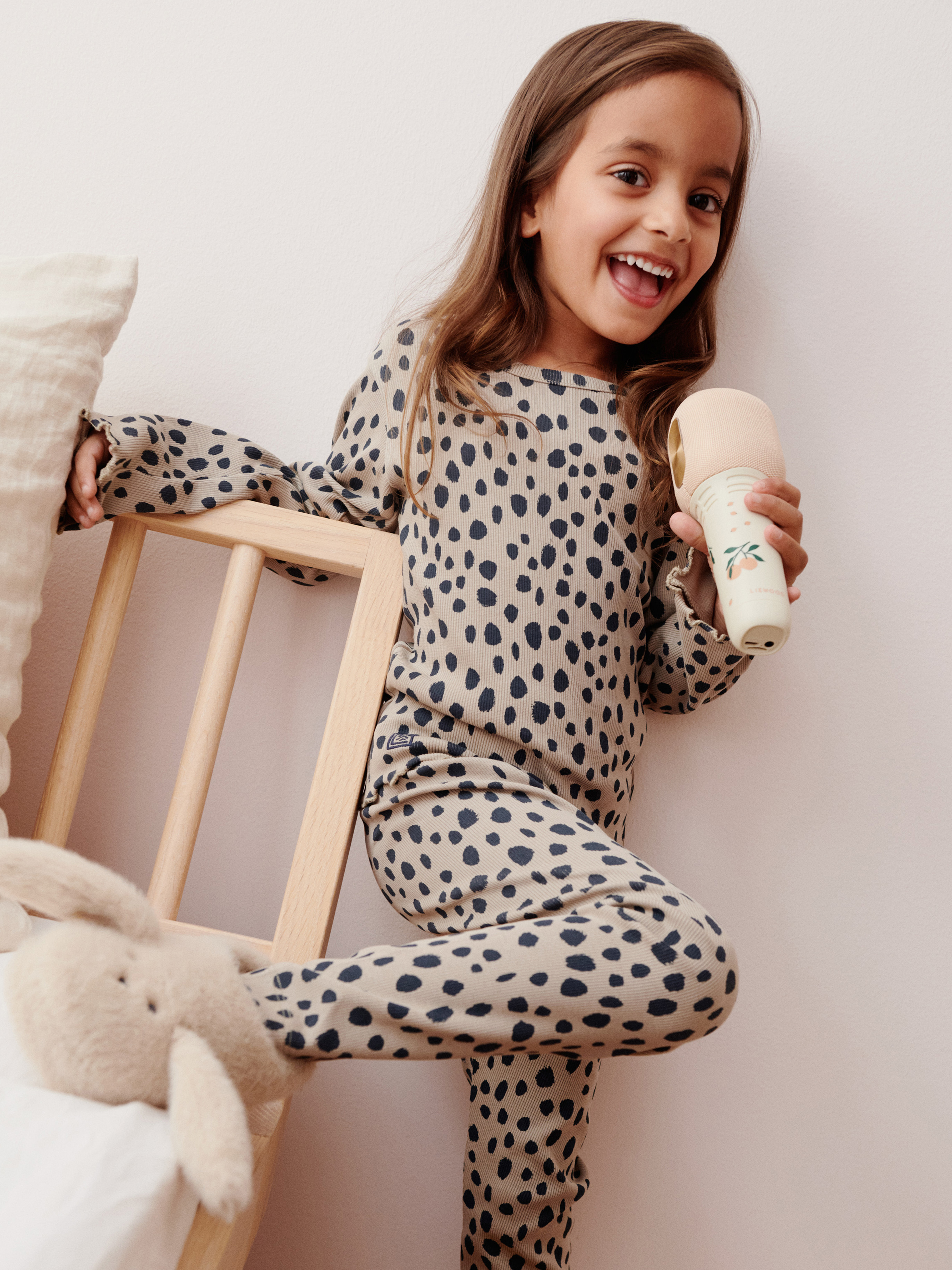 Marien Leggings, Leo spots / Mist, 128
