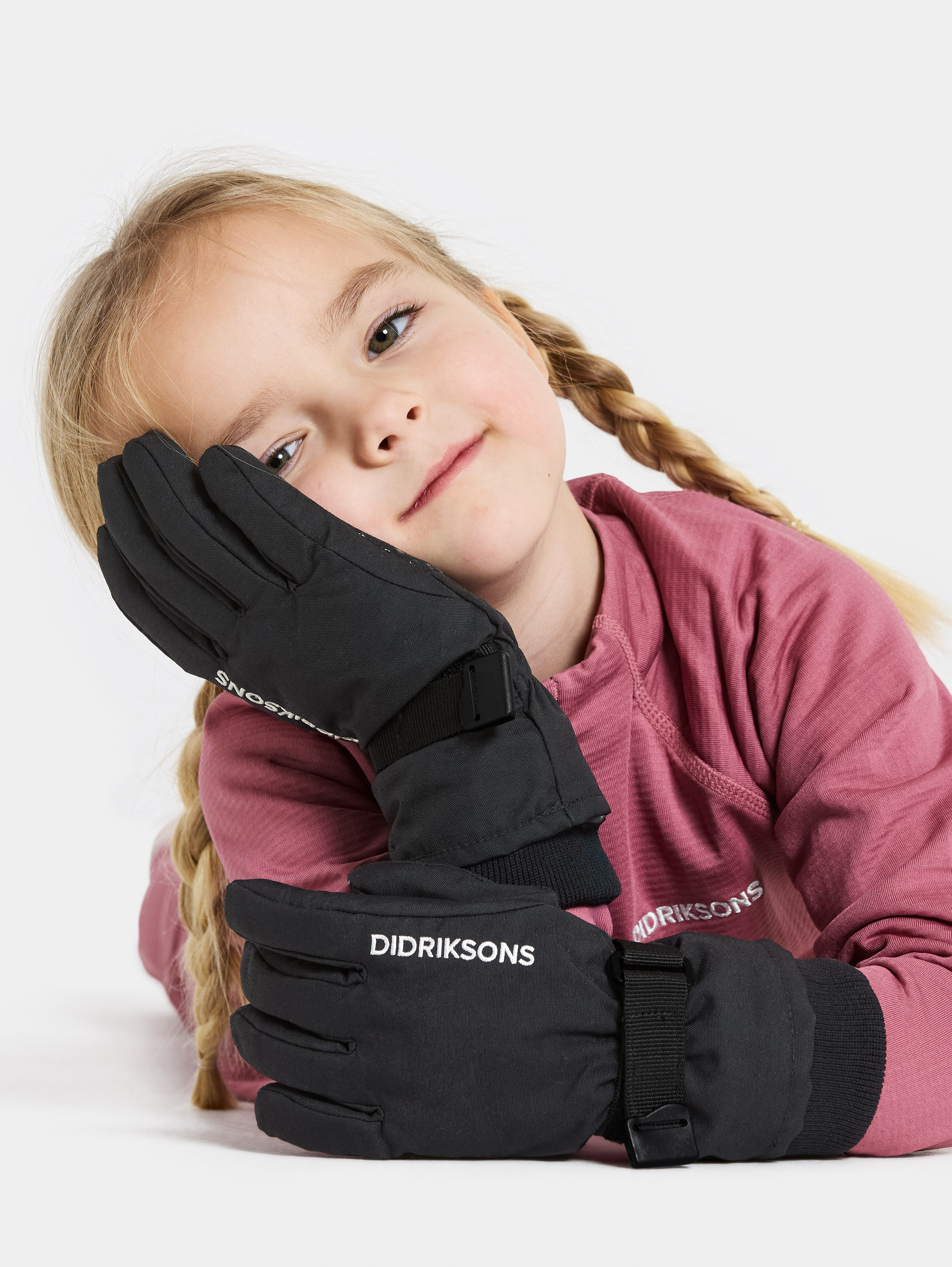 Didriksons Biggles Handschuhe, Schwarz, 4-6 Jahre