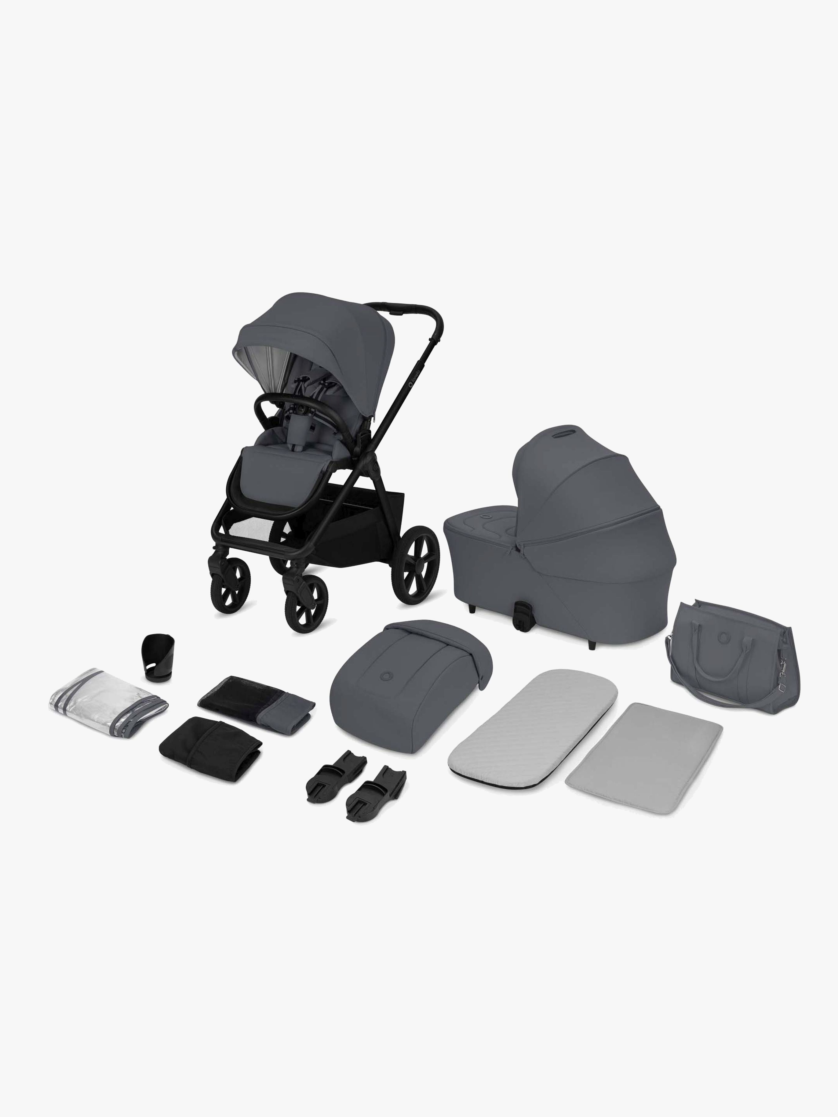 Lionelo CARMINE 2-in-1 Kombikinderwagen, Grey Stone