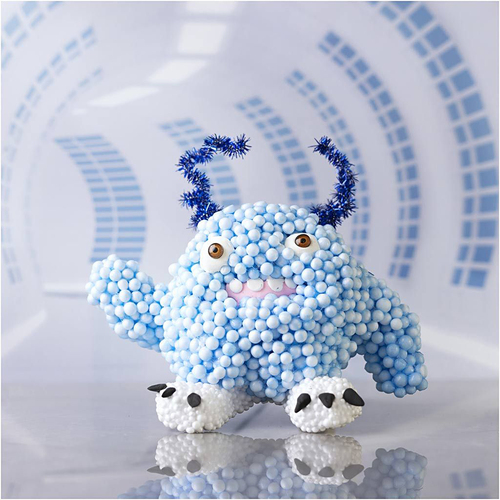 Creativ Company Bastelset Mini Modelliermasse Monster Bobby