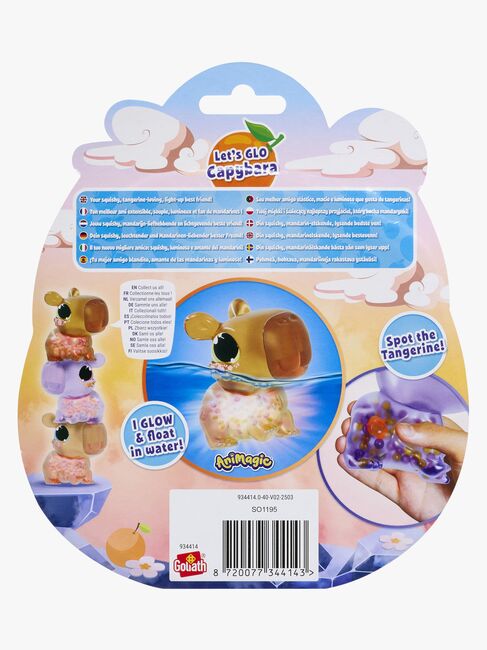 Animagic Let'S Glo Figur Capybara, Lila