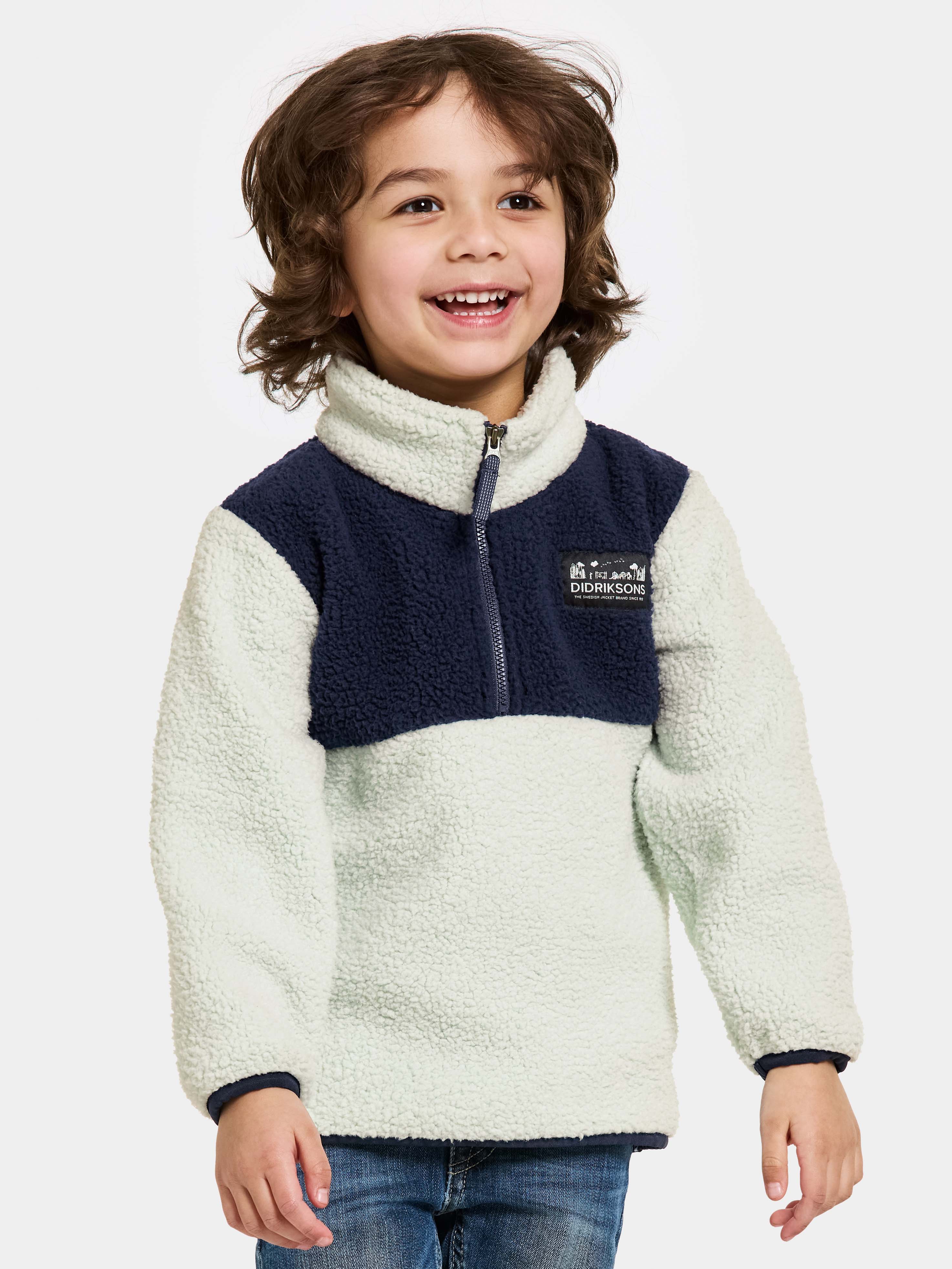 Gosig Teddyfleece-Pulli, Pale Mint, 130