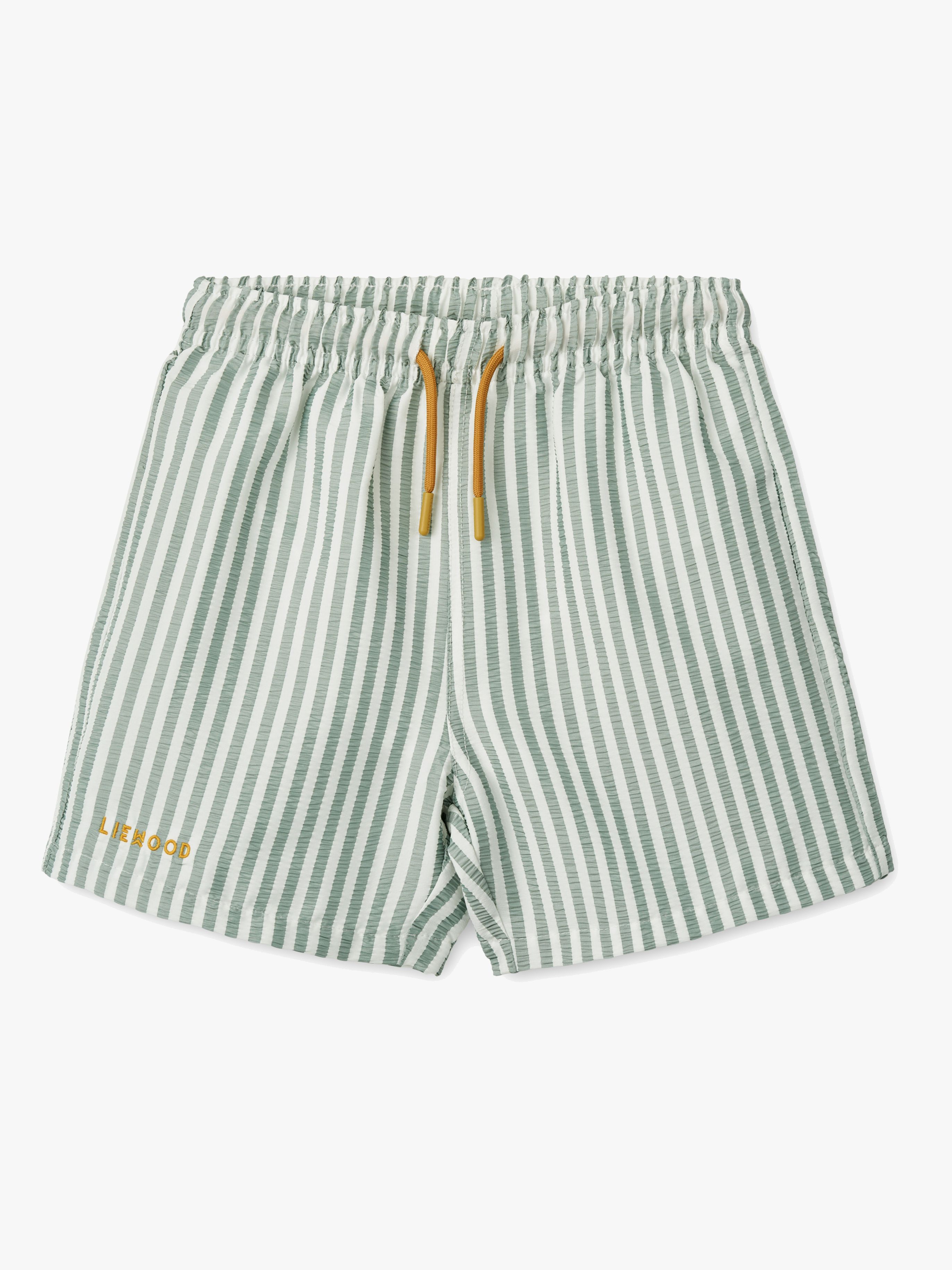 LIEWOOD Duke Stripe Badehose, Stripe Peppermint/Crisp White, 116
