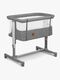 Lionelo Aurora Beistellbett 3-in-1, Grey Concrete