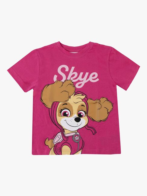 Paw Patrol T-Shirt, Dunkelrosa