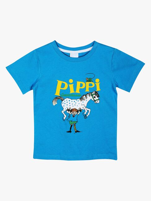 Pippi Langstrumpf T-Shirt, Blau