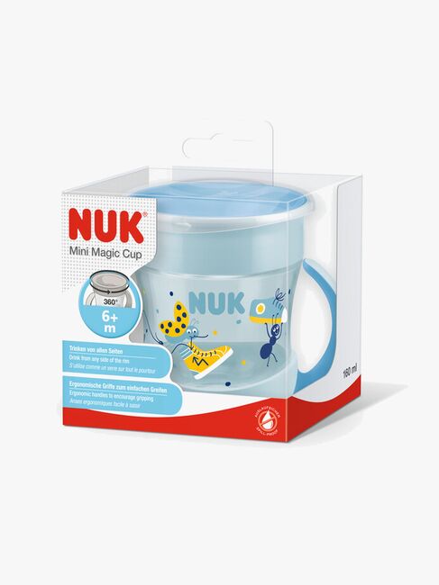 NUK Evolution Mini Magic Becher, Blau