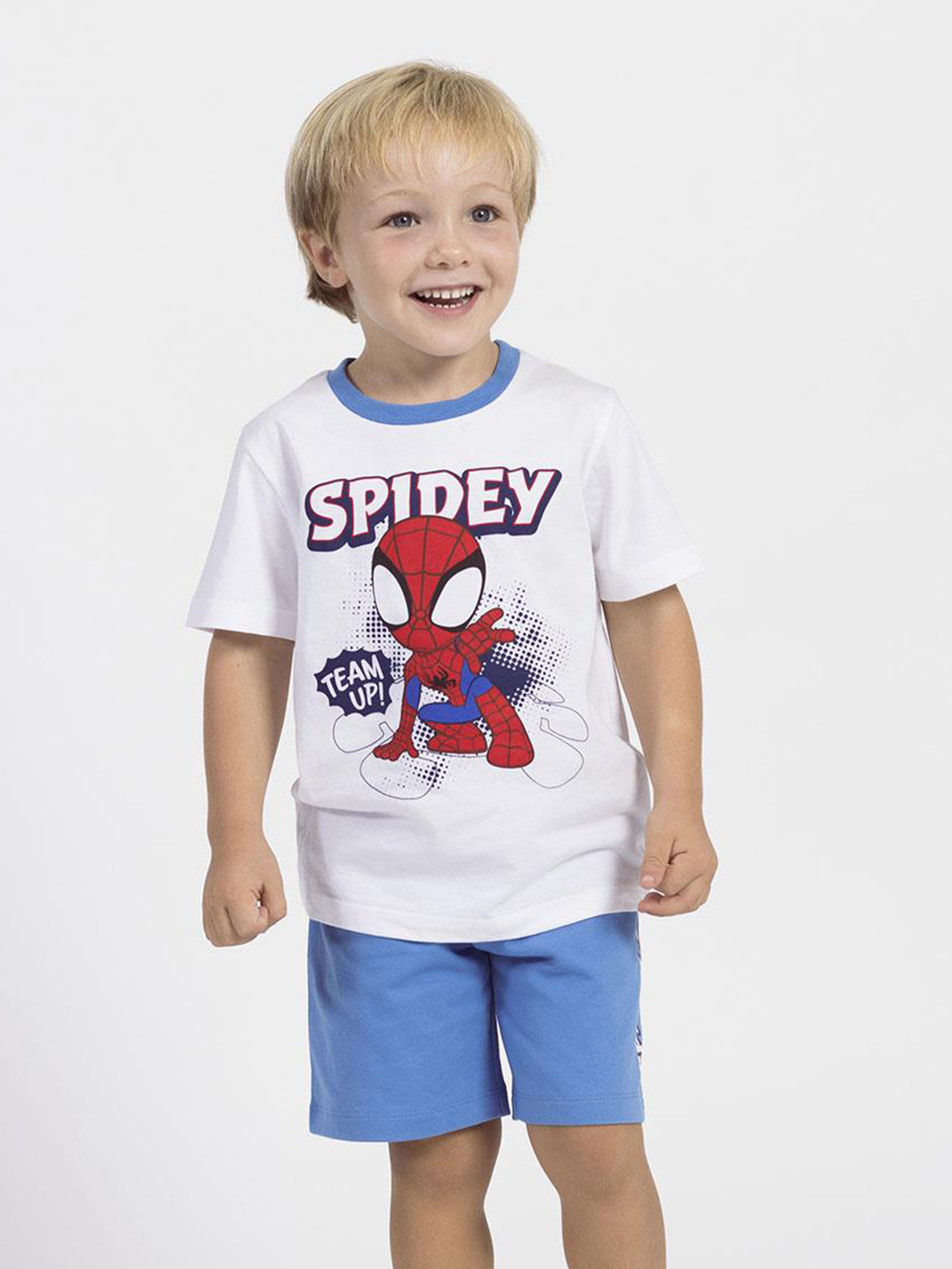 Spidey And His Amazing Friends T-Shirt Und Shorts Set, Weiß, 104-110