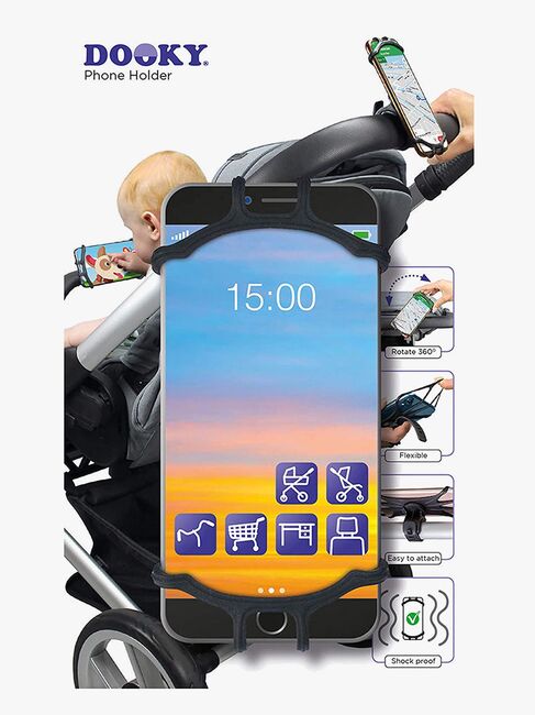 Dooky Universal Handyhalterung IPhone, Schwarz