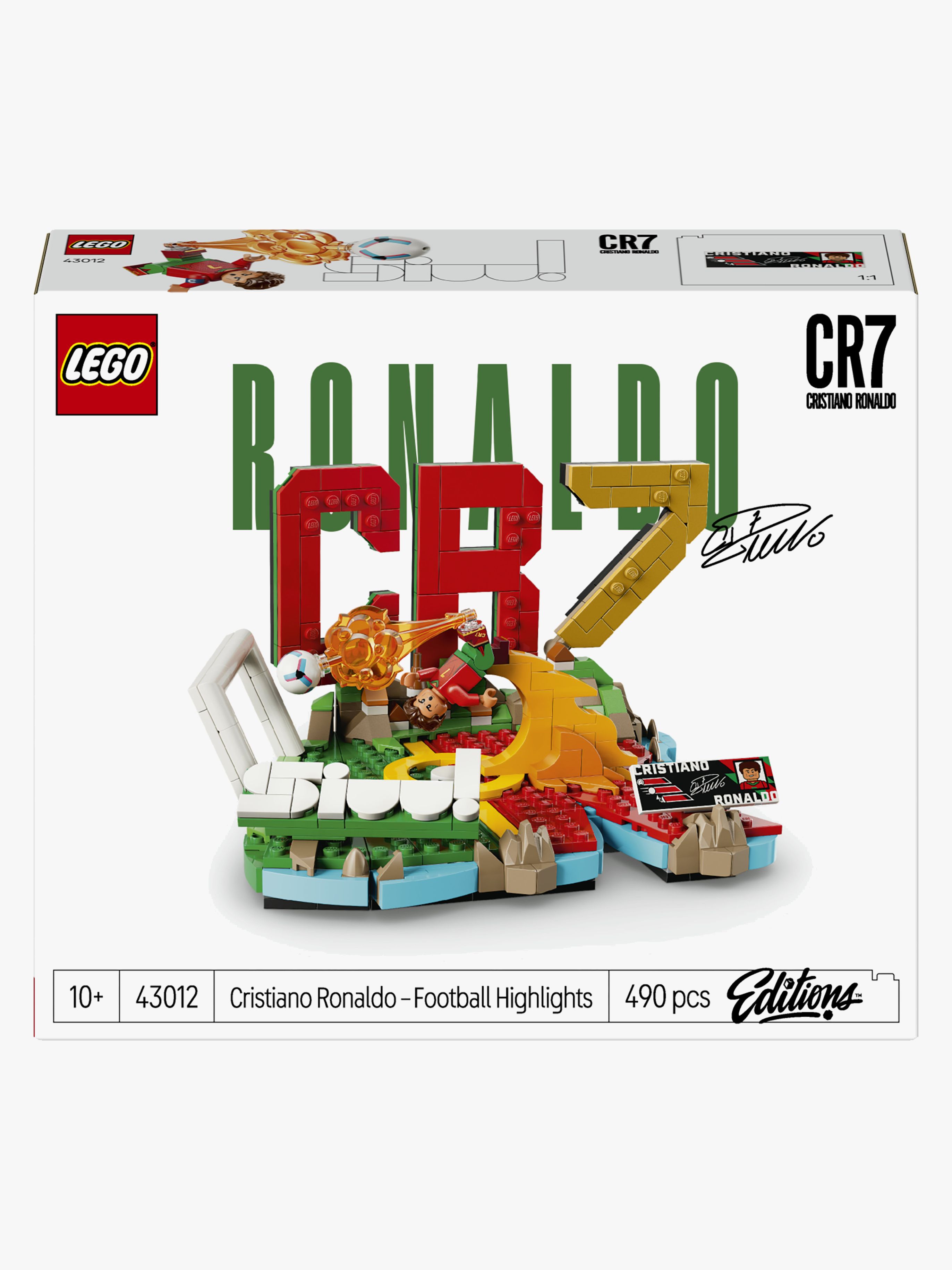 LEGO Editions Football 43012 Cristiano Ronaldo – Fußball-Highlights