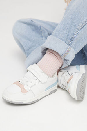 Nordbjørn Fido Sneaker, Weiß/Rosa