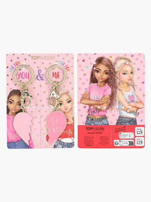 TOPModel Schlüsselanhänger BFF 2er-Pack, Gemischt