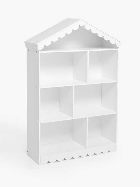 Alice & Fox Dune Bücherregal & Puppenhaus, White