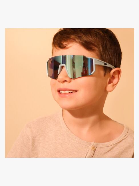 CarloBaby Sonnenbrille Turbo 2er-Pack 4-8 Jahre, Weiß/Blau