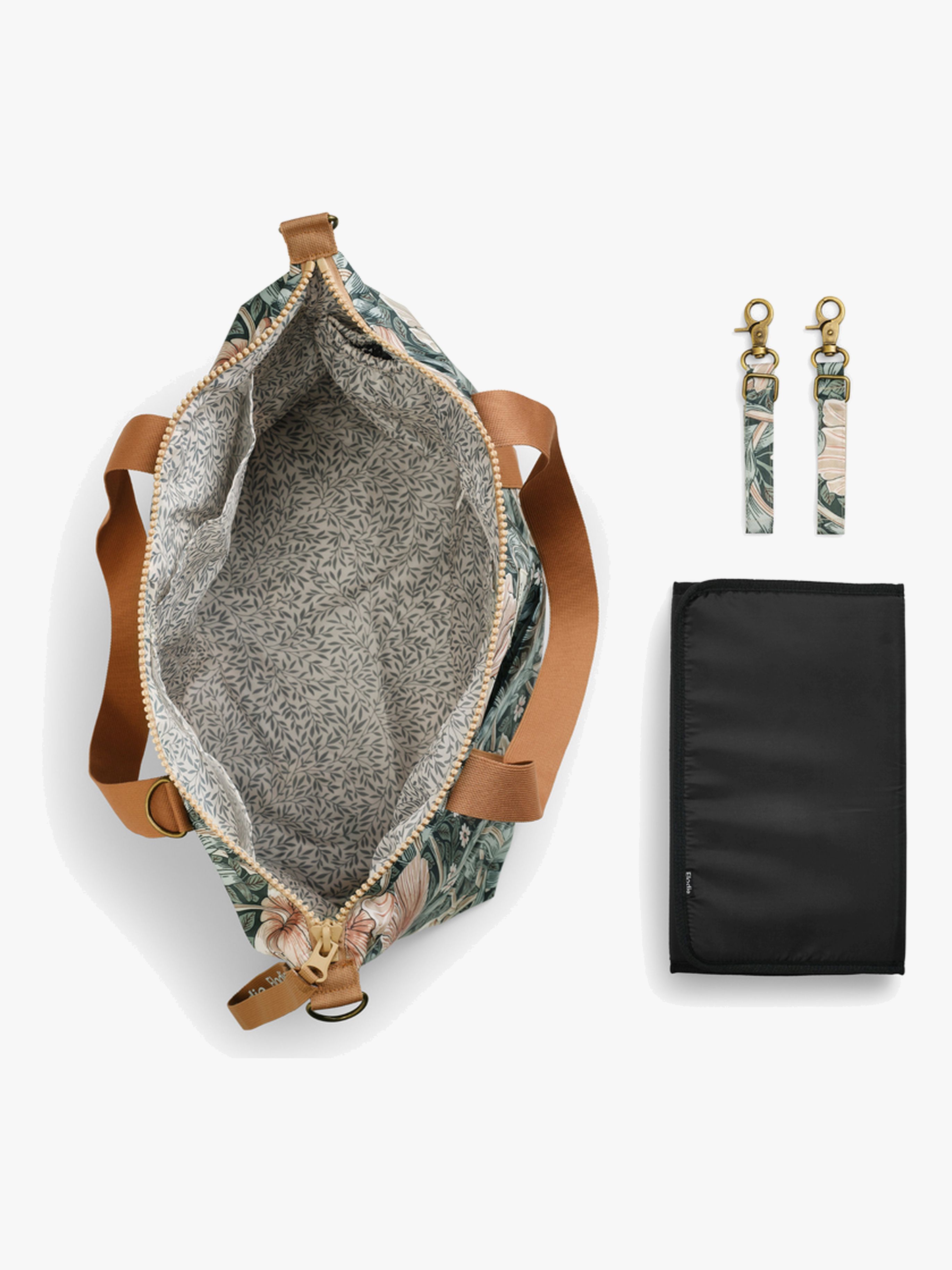 Elodie Soft Shell Wickeltasche x William Morris, Pimpernel