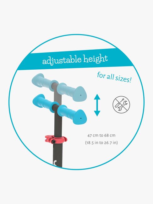 Chillafish Scotti Glow Tretroller, Blue